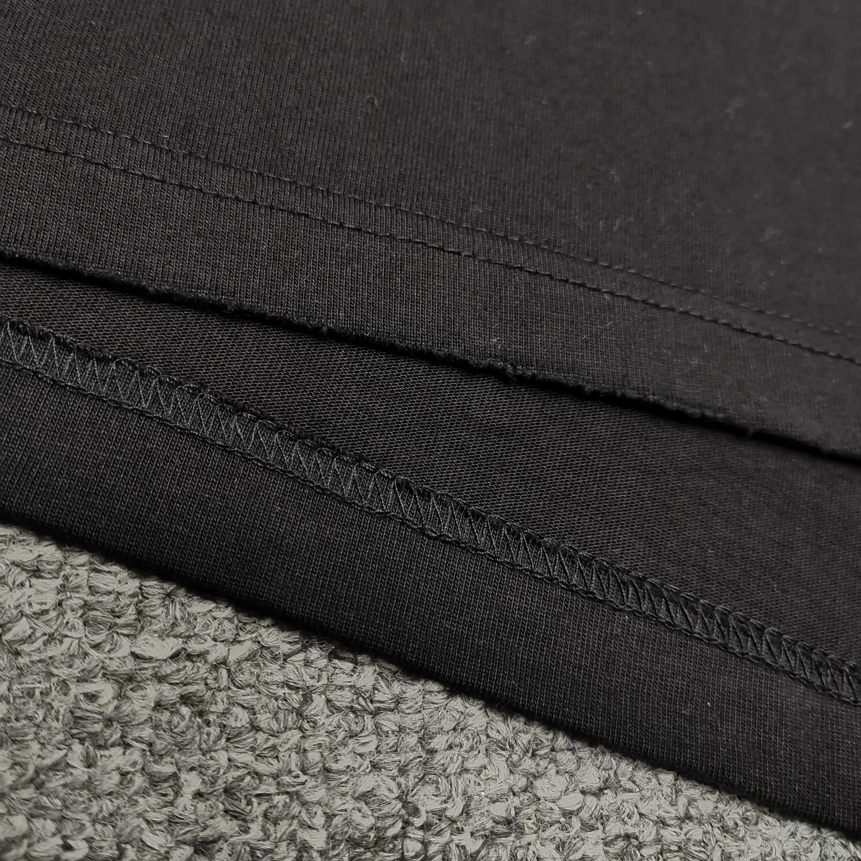 Top tested version ⭐️ Balenciaga SS25 new spring and summer series embroidered double B logo on the front, washed and frayed to make the effect 280 grams of double yarn pure cotton, originally developed Color: Black Size: XS S M L P260