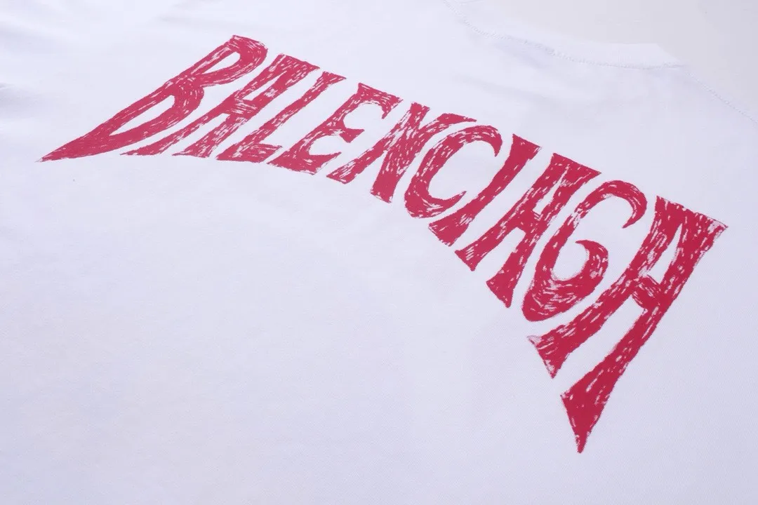 🅿️250 BALENCI*GA Paris Hawaiian Coconut Tower Long Sleeve. The fabric is made of Paris custom-woven and dyed double yarn pure cotton fabric. The weight is 280g. The thread is custom-woven and dyed without color difference. The front and rear panels are printed by imported machine. Two high-temperature setting washes. Os dropped shoulders and loose version. Same style for men and women -Color: Black Ivory White -SIZE: XS S M L Style No. 8615#