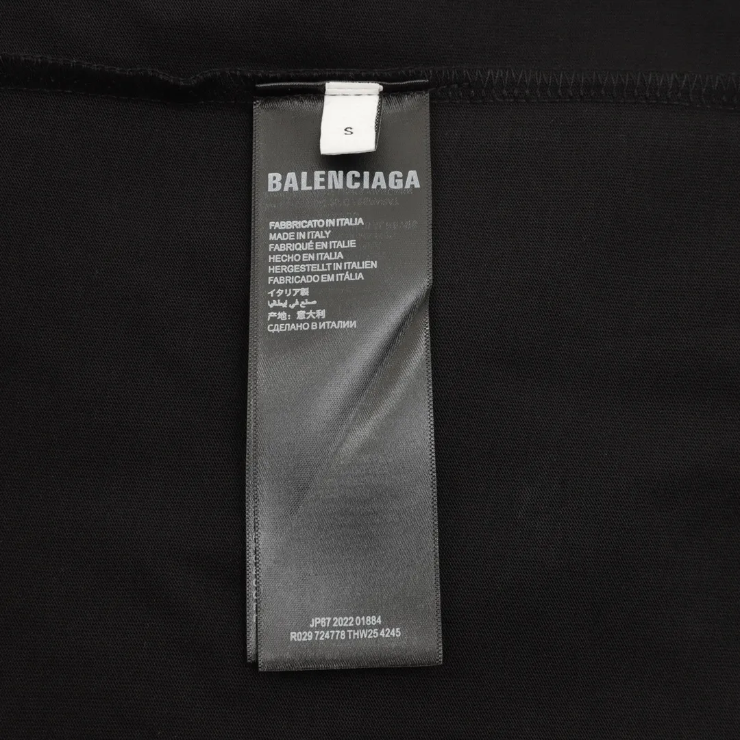 🅿️360 Balenciaga classic logo printed long-sleeved T-shirt size: XS-XL