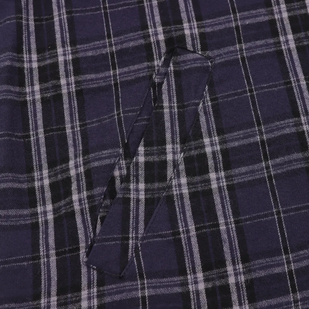 🅿️580 Balenciaga/Balenciaga BLCG 25FW blue plaid appliqué suit jacket Light luxury A must-have item for daily commuting for men and women Correct version Welcome to compare Detailed features · Custom-developed plaid flannel fabric · OS silhouette design · Infrared laser alignment cutting process All alignment · Side diagonal pockets Hooded design · Customized molded hardware zippers Double puller design · Tajima high-speed embroidery machine 200,000 appliqués · Washing process to enhance the feel · Diagonal pockets on the side of trousers · Pockets decorated with embroidery · Original main mark washed tag packaging Color: Picture color Size: 46-52