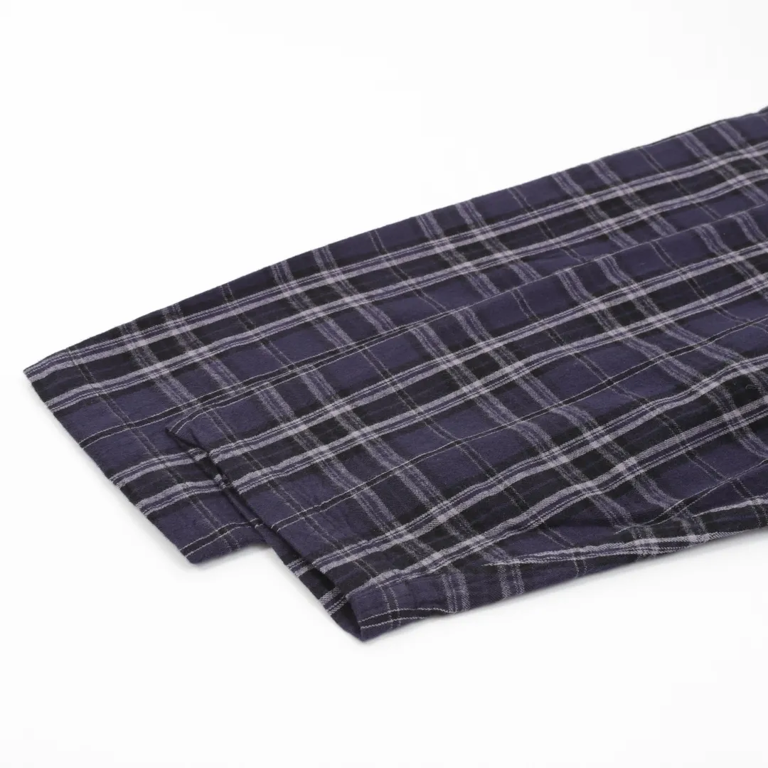 🅿️580 Balenciaga/Balenciaga BLCG 25FW blue plaid appliqué suit jacket Light luxury A must-have item for daily commuting for men and women Correct version Welcome to compare Detailed features · Custom-developed plaid flannel fabric · OS silhouette design · Infrared laser alignment cutting process All alignment · Side diagonal pockets Hooded design · Customized molded hardware zippers Double puller design · Tajima high-speed embroidery machine 200,000 appliqués · Washing process to enhance the feel · Diagonal pockets on the side of trousers · Pockets decorated with embroidery · Original main mark washed tag packaging Color: Picture color Size: 46-52