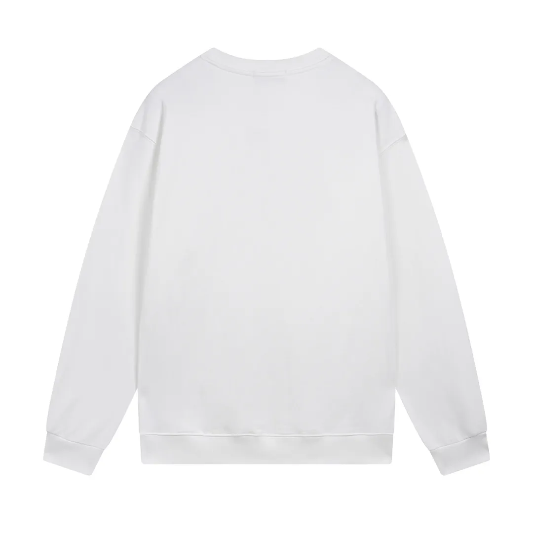 🅿️246 Detailed picture [Top version. Official website quality] BALENCI*GA/Paris. Classic style. SS22 #balenci*ga lock letter LOGO round neck sweatshirt. Brick cabinet synchronization.                       The fabric is made of Paris ZP custom-woven and dyed cotton sweatshirt. The weight is 450 grams. The cloth surface is clean. The cloth pattern is clear, soft and comfortable. The threads are dyed with no color difference. The classic pattern is printed with environmentally friendly imported materials, precision printing screen, the letters are clear, the effect is three-dimensional, and the brick cabinet is restored. The version adopts the OS loose shoulder style. Same style for men and women Coding: BL235568 Color: black, white, coffee Size: XS S M L