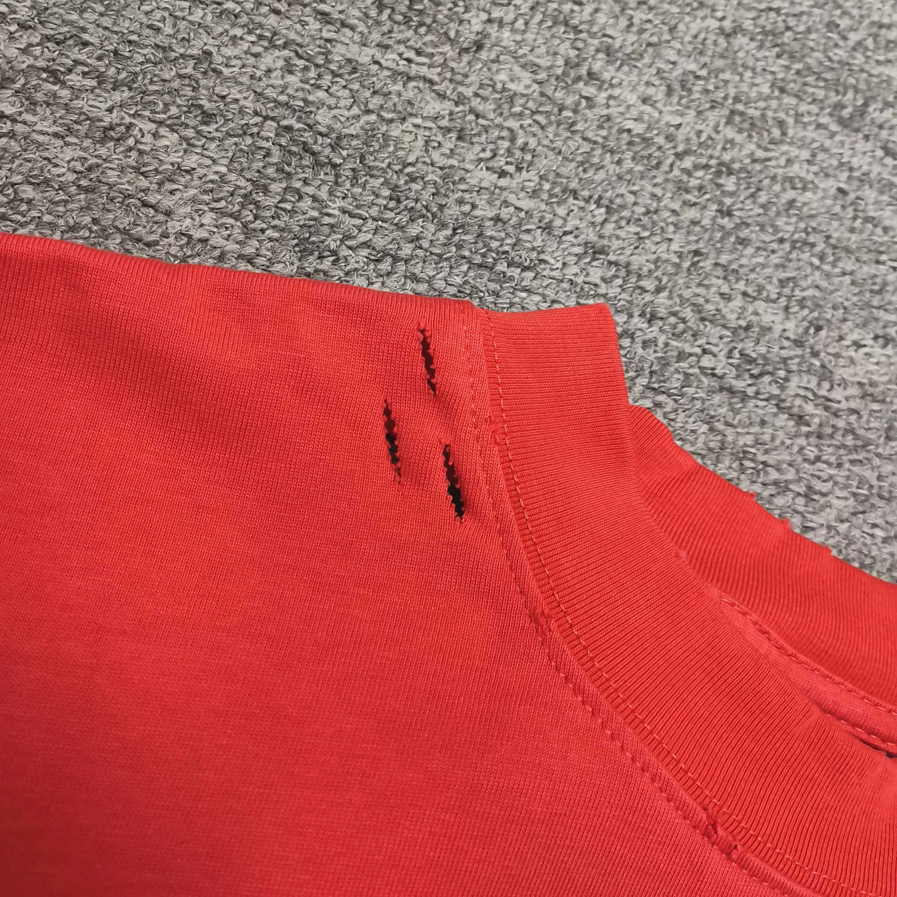 Top tested version ⭐️ Balenciaga SS25 Brand Ambassador Fanclub Series Printed pattern Washed and worn Short-sleeved T-shirt Loose fit Color: Red Size: XS S M L P280