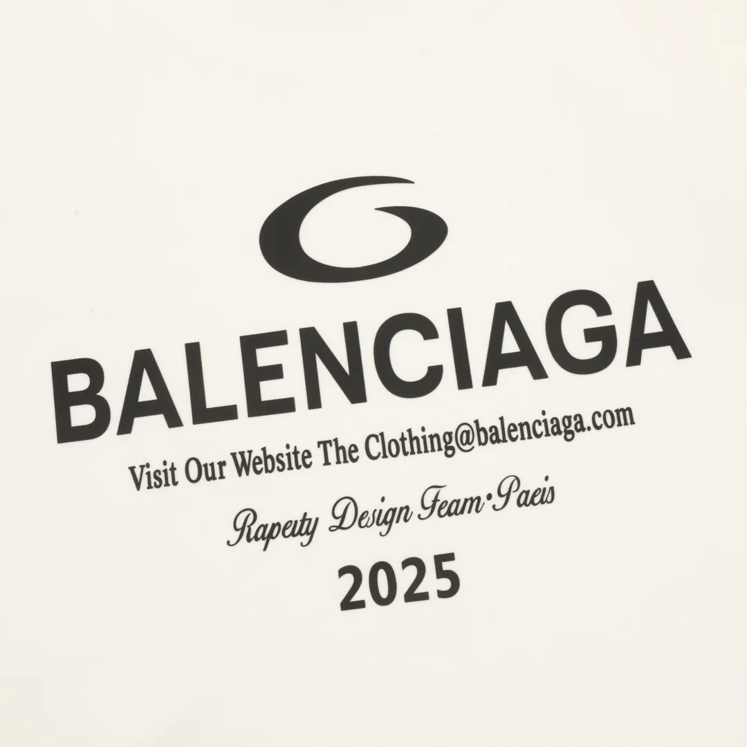 🅿️500 Balenciaga 25FW ring-printed round-neck sweatshirt, 480g high-grade combed cotton fabric, counter collar label, purchase-grade white thick plate hangtag, original hanging grain, three-dimensional foam printing on the front and back, strong layering, same style for men and women, couple style, oversize version, loose size: S-XL