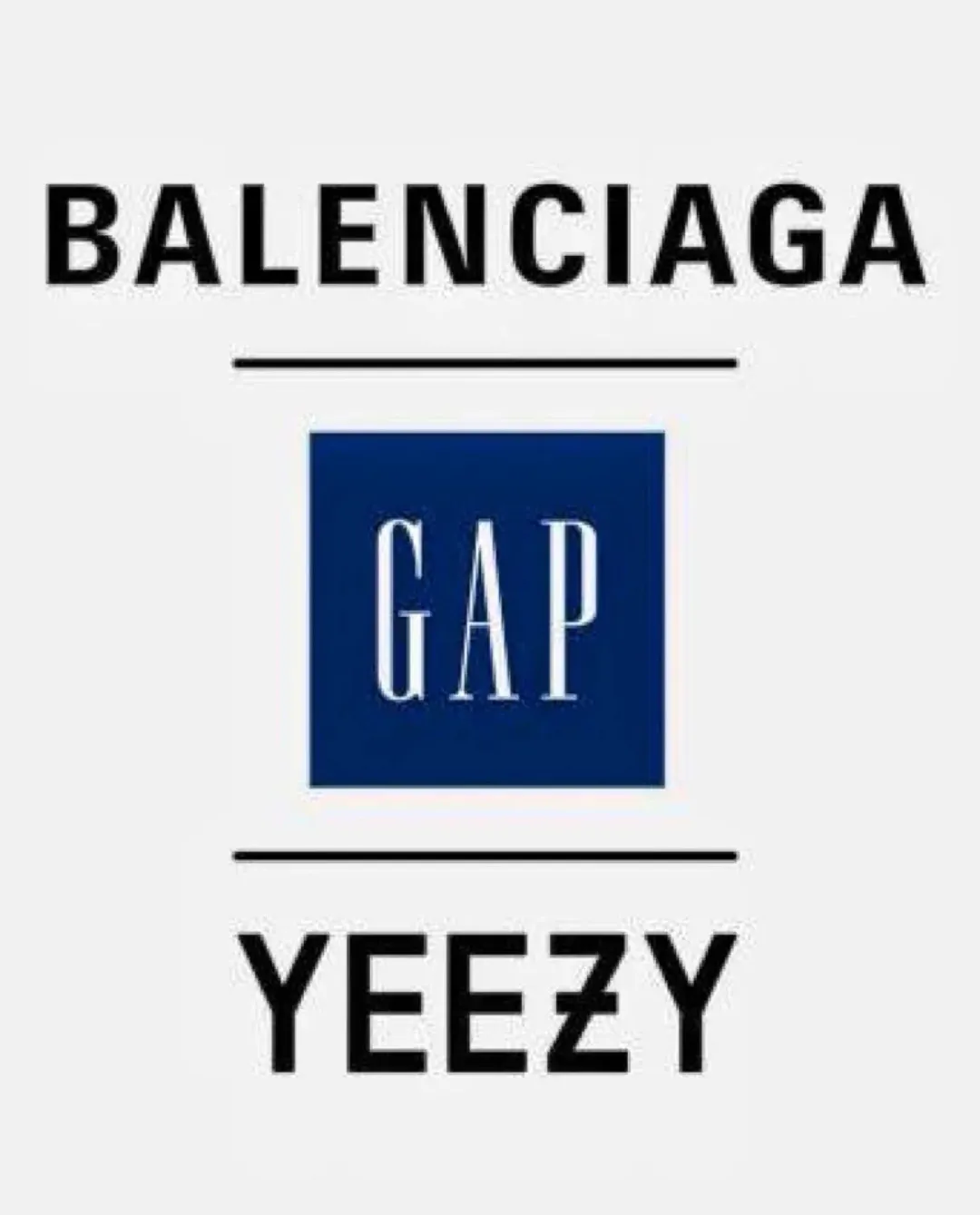BALENCIAGA & GAP & YEEZY
