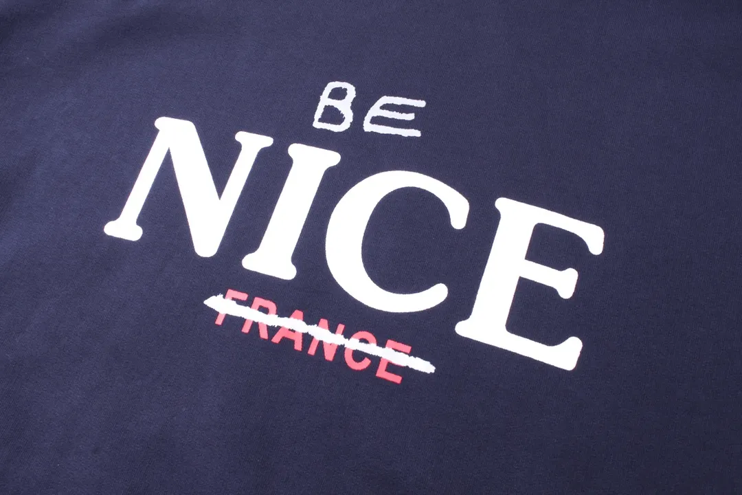 🅿️316 Detailed picture [Top version. Official website quality] BALENCI*GA/Paris BALENCI*GA#NICE letter printed hooded sweatshirt. New product for autumn and winter 2023. Purchase the original board for the first time to customize. Color printing. Washed and worn to be consistent with the original board. Welcome to compare. Brick cabinet synchronization. The fabric is made of Paris ZP custom-woven and dyed cotton double-yarn large parka. The weight is 450 grams. The cloth surface is clean. The cloth pattern is clear. It is soft and comfortable. It has good color fastness and is not easy to change color. The threads are woven and dyed with no color difference. The printing uses a round machine hand-painted effect. No burrs. The color is the same as the original board. The whole piece of clothing is hand-made and worn. The brick cabinet is restored. The version adopts the OS loose shoulder version. Same style for men and women. Code: BL238033 Color: Gray purple. Apricot Size: XS S M L
