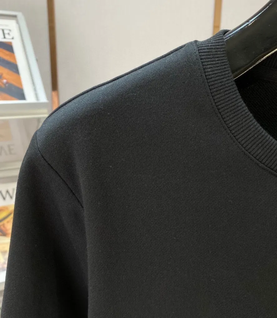 🅿️220 brand [BALENCIAGA] (good news for fat people) 2025ss autumn latest long-sleeved round-neck sweatshirt, available simultaneously on the official website. Refreshing and breathable. Made of top Tencel Roman. Comfortable and soft. 3D stereoscopic clarity. Super fashion sense. Great gift for your own use. Size: M-5XL (can be worn up to 220 pounds)