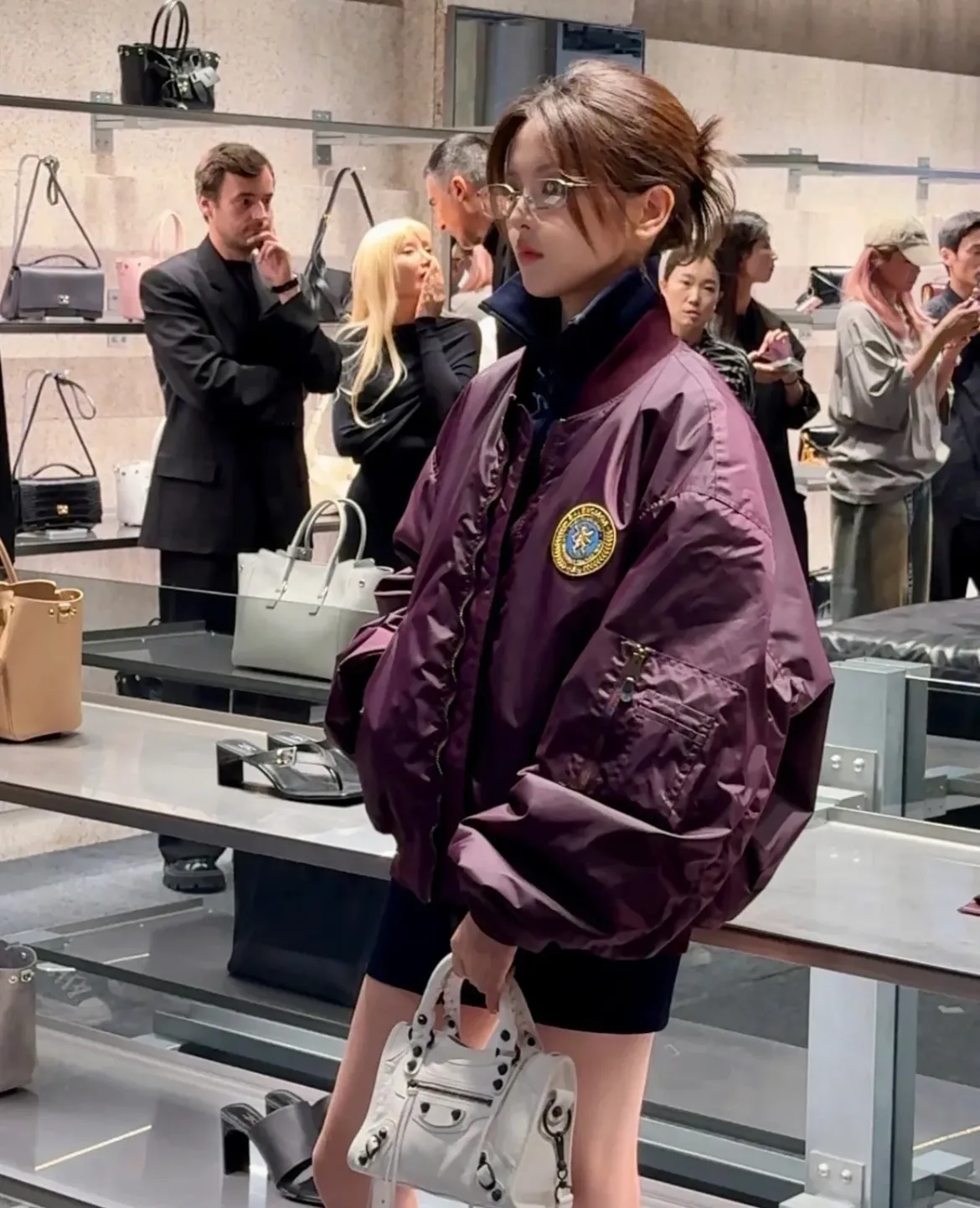 Balenciaga / Balenciaga Manchester United Lion Badge Flying Zip Cotton Jacket Upper Body Consultation Pictureℹ️