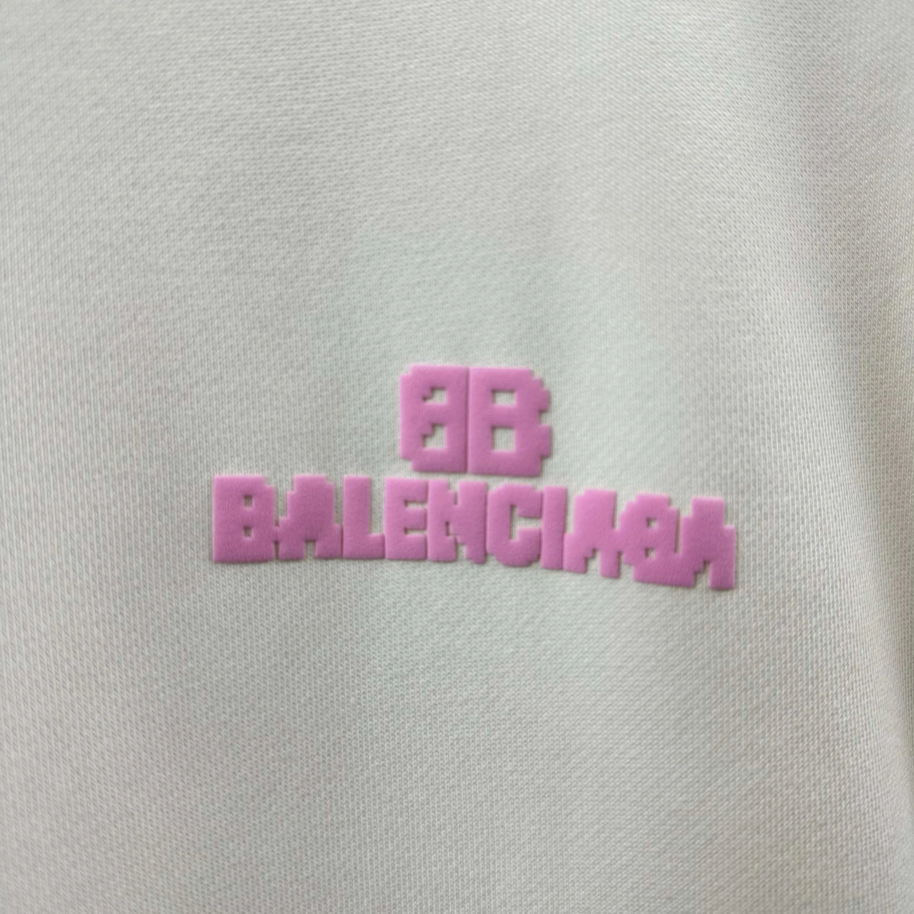 🅿️260 BALENCI*GA Paris 2025 early autumn and winter new long-sleeved sweatshirt Classic letter three-dimensional foaming technology Customized terry fabric Round neck pullover Unisex color Color: black white Size: S (90-130 pounds) M (120-150 pounds) L (140-165 pounds) XL (160-180 pounds) XXL (180-210 pounds)