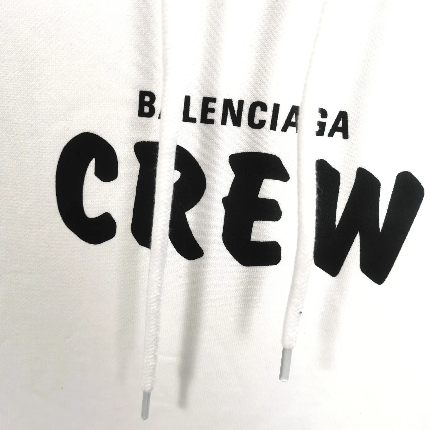 Supplementary details - the top tested version BALENCIAGA Balenciaga CREW staff limited to male and female couples star autumn and winter pure cotton hoodie sweatshirt hooded. As a Balenciaga 20th anniversary employee limited short-sleeve, full of Parisian feelings, highly recommended! ! The letters on the chest are also very simple and elegant, and the shape is super OS. The whole dress has been washed, and the 480g combed cotton terry fabric is very textured and you can touch it! High-definition imported glue and high-coverage screen printing on the chest, the dots are very precise. Color: Peach Pink Lemon Yellow Black White Size: XS-L P:430