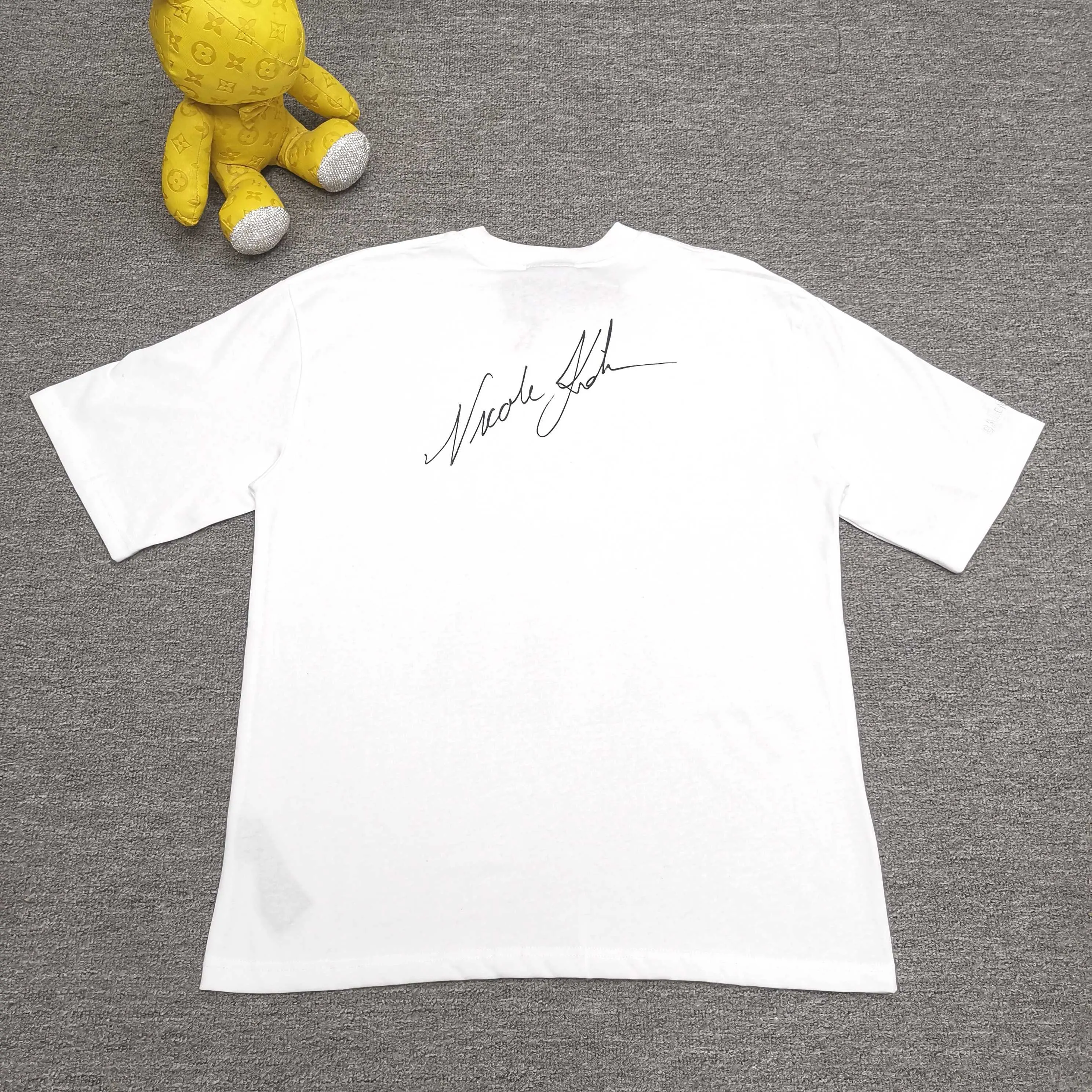 Top tested version ⭐️ Balenciaga SS25 Brand Ambassador Fanclub Series Printed pattern short-sleeved T-shirt Loose fit Color: White Size: XS S M L P280