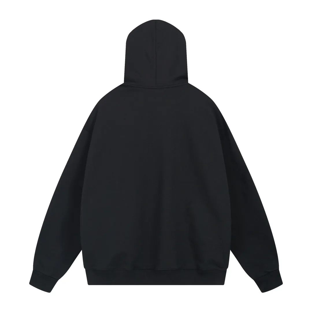 🅿️300 real photos [Top version. Official website quality] BALENCI*GA/Paris. SS24 latest model, LOOP SPORTS ICON printed hooded sweatshirt. Brick cabinet synchronization. Genuine product developed in the first time, happy to print and compare! The fabric is made of Paris ZP custom-woven and dyed cotton sweatshirt. Weighing 460 grams, the cloth surface is clean. The cloth pattern is clear, soft and comfortable. The threads are dyed with no color difference. The printing uses environmentally friendly imported materials. The letters are clear and the effect is three-dimensional. The version adopts OS loose shoulder design. Same style for men and women. Code: BL238901 Color: Black Size: XS S M L