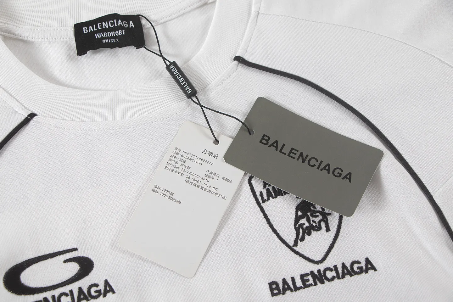 🅿️200 Balenciaga 2026 new T-shirt jersey Material: Made of high version 300g double yarn combed cotton Size: S M L XL Color: black and white Style number: W888