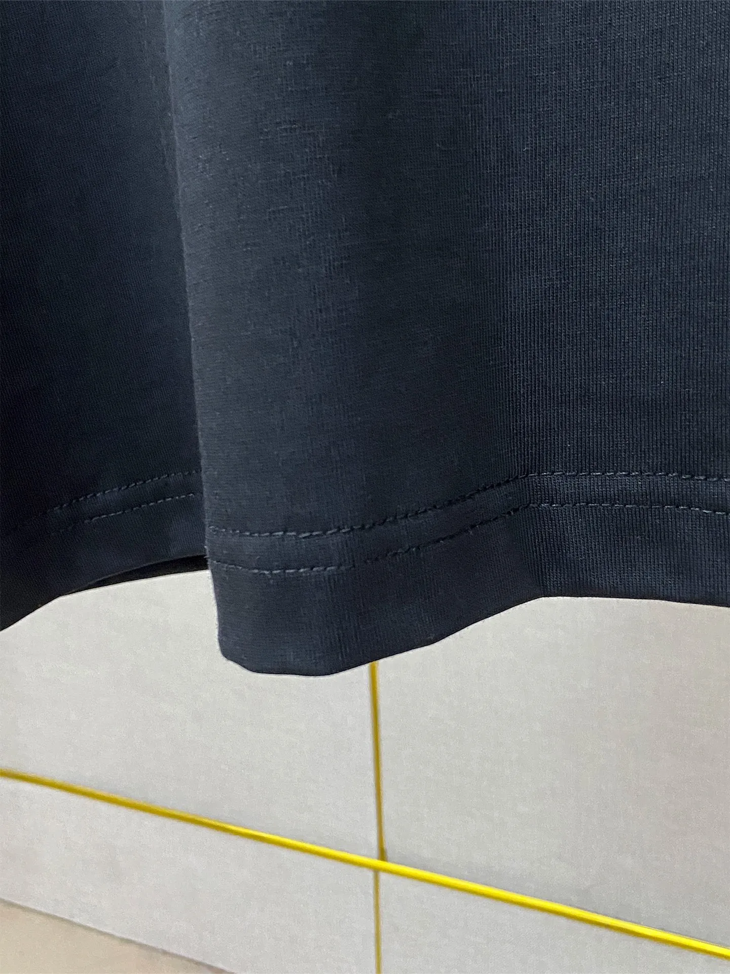 🅿️180 9201# real shot top version [[BALENCIA*GA] official website quality Paris new front and back letter embroidery tape taped short-sleeved T-shirt OS version loose dropped shoulders Unisex style Fabric: 260g 100% cotton double yarn Technology: front and back embroidery front and back taping garment wash shaping solid color Color: black white blue floral gray Size: XS S M L