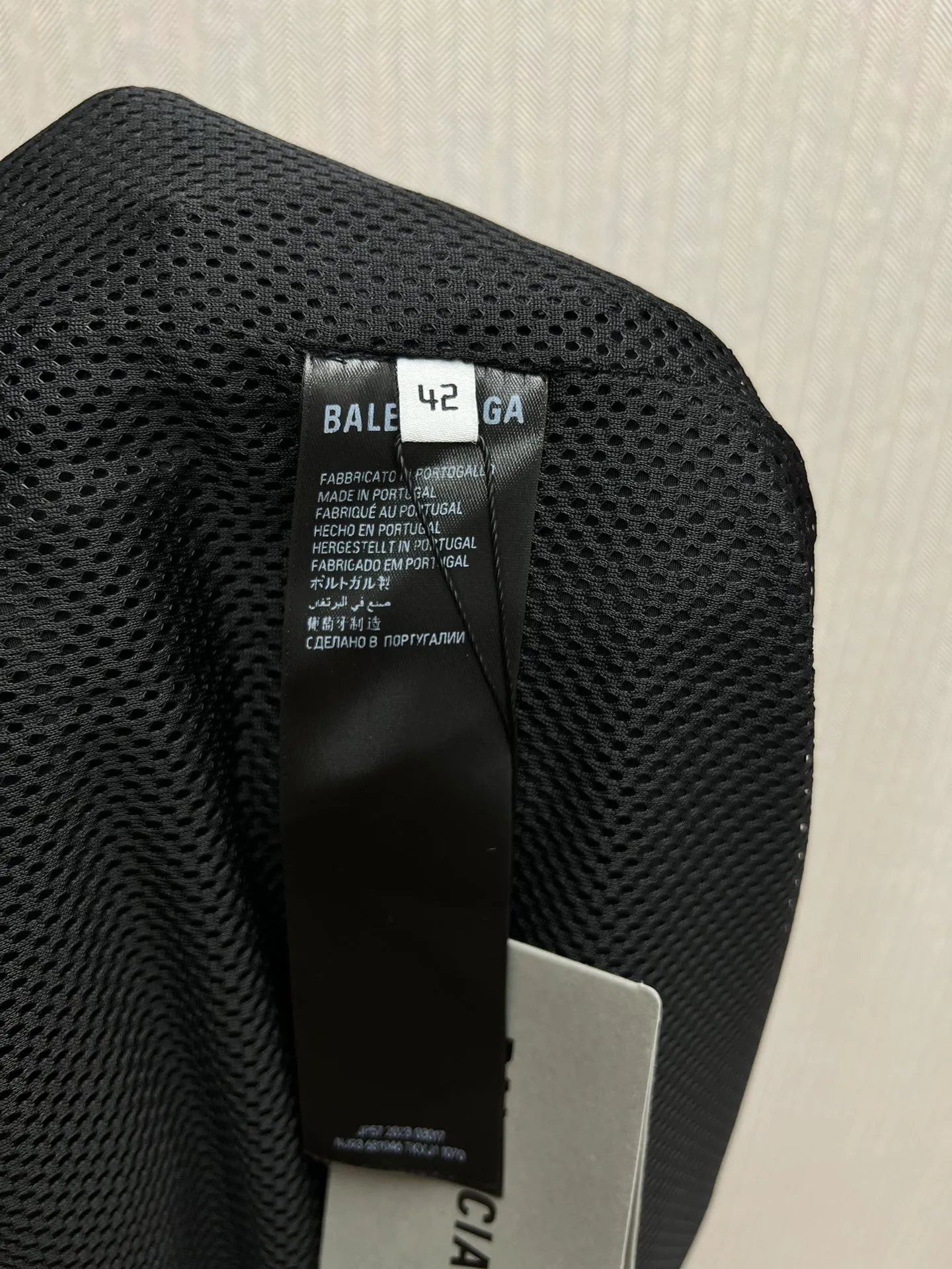 🅿️510 Paris 25ss new Balenciaga x Automobili Lamborghini joint model Lamborghini mid-waist elastic belt casual pants loose fit men's black code number: 42.44.46.
