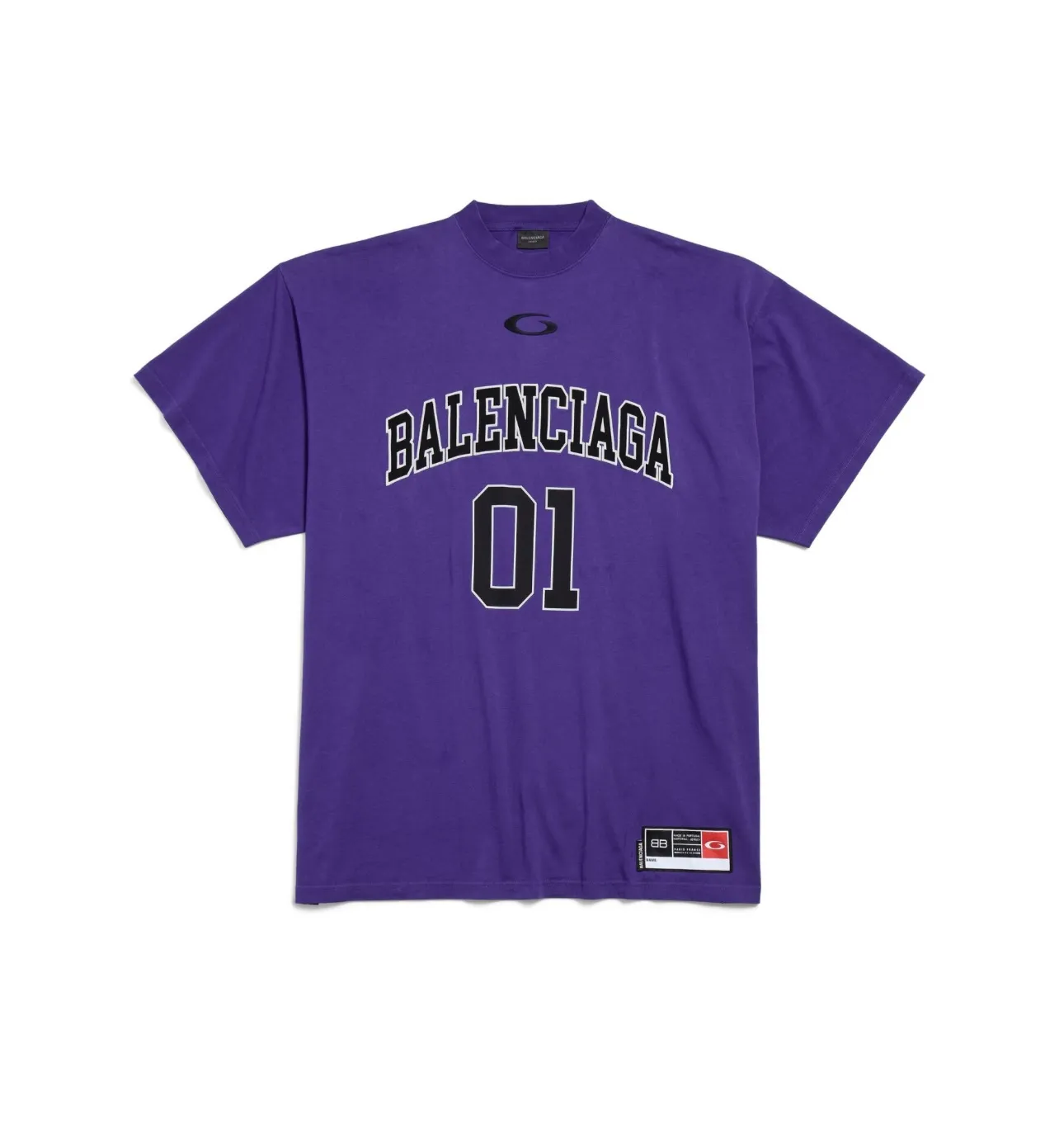 🅿️210 Actual pictures [Top version. Official website quality] BALENCI*GA/Paris.SS25 latest basketball uniform embroidered printed long-sleeved T-shirt. The front embroidery is embroidered and printed using a Tajima computer embroidery machine, the lower left corner is stamped, and the back piece is printed. Brick cabinets are synchronized. Genuine products are developed at the first time. The fabric is made of Paris ZP custom-woven and dyed cotton double yarn. Weighing 260 grams, the cloth surface is clean. The cloth pattern is clear, soft and comfortable. The threads are dyed with no color difference. The printing uses environmentally friendly imported materials, the letters are clear and the effect is three-dimensional. The version adopts OS loose shoulder design. Same style for men and women. Code: BL253626 Color: black, white, orchid, purple, yellow, green. Size: XS S M L