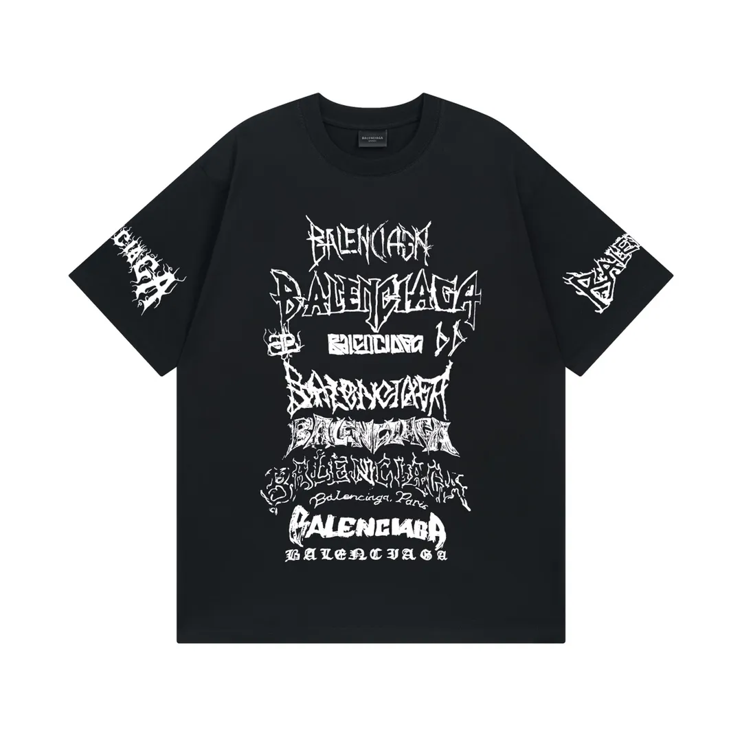 🅿️186 Detailed Pictures [Top version. Official website quality] BALENCI*GA/Paris. 2024 new model. Year of the Dragon limited print short-sleeved T-shirt, synchronized with brick cabinet. Developed genuine product at the first time, enjoy printing and comparison! The fabric is made of Paris ZP custom-woven and dyed cotton double yarn. Weighing 260 grams, the cloth surface is clean. The cloth pattern is clear, soft and comfortable. The threads are dyed with no color difference. The classic LOGO is made of environmentally friendly imported materials, drawn silk flowers, with clear letters and three-dimensional effect. Restore the brick cabinet. Welcome to compare, the version adopts the OS loose shoulder version. Same style for men and women Coding: BL223322 Color: black, white, red, pink Size: XS to L