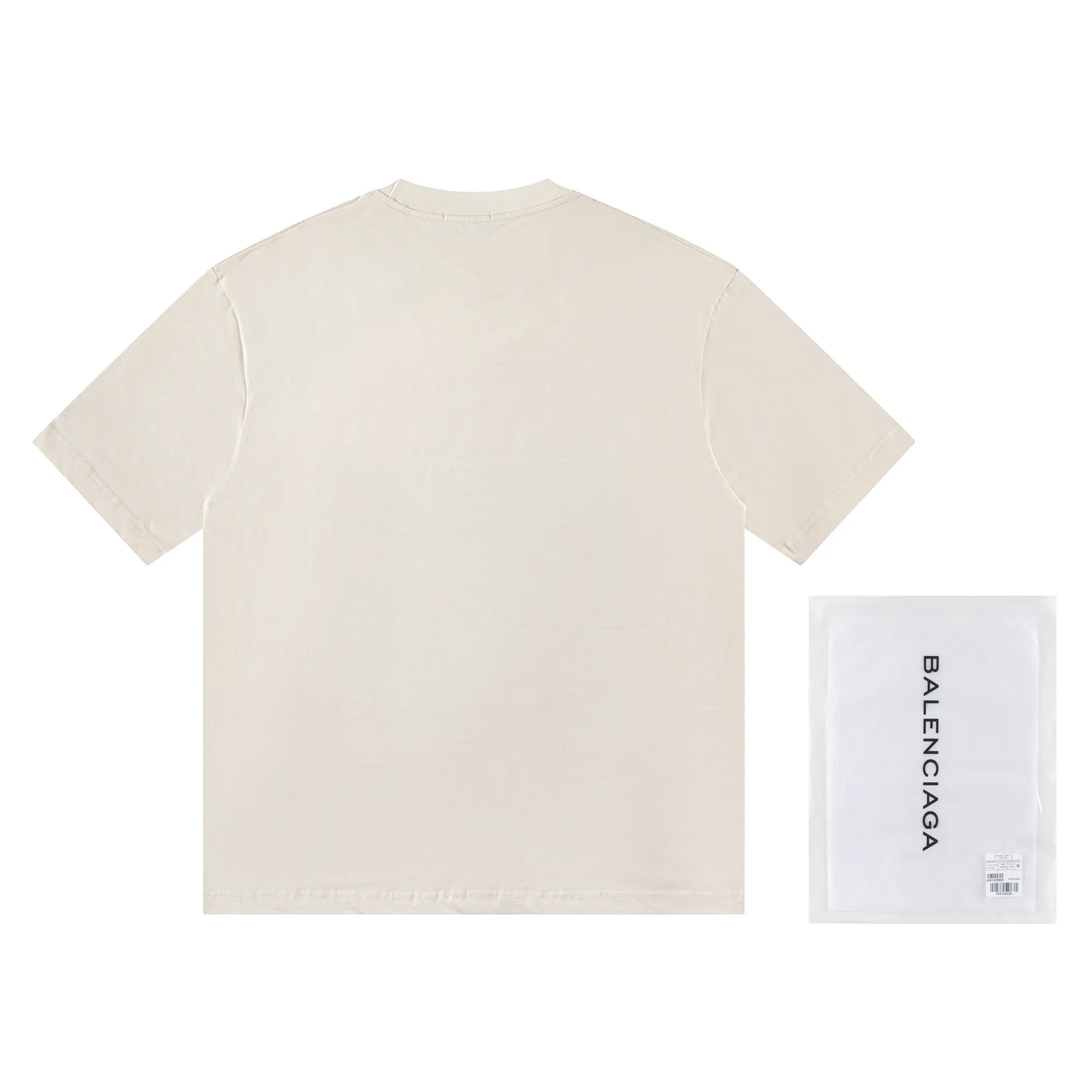 🅿️160 Balenciaga2026 Paris Night Scene🌃New T-shirt Material: Made of high version 300g double yarn combed cotton Size: S M L XL Color: Black Beige Style No.: W2820