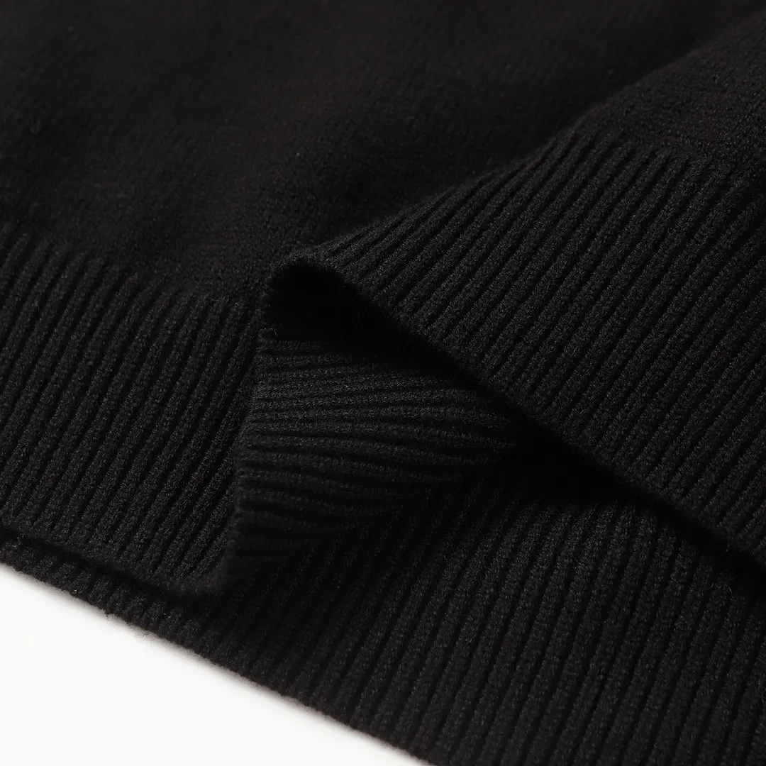 🅿️310 BALENCIAGA/balenciaga sweater series, same style for men and women, elegant and timeless, made of modal pure cotton blended fabric, Paris English letters logo three-dimensional embroidery on the chest, cola wave logo jacquard on the back, high-density knitting, not soft or baggy, soft and comfortable to the touch, elastic and textured Size: S M L