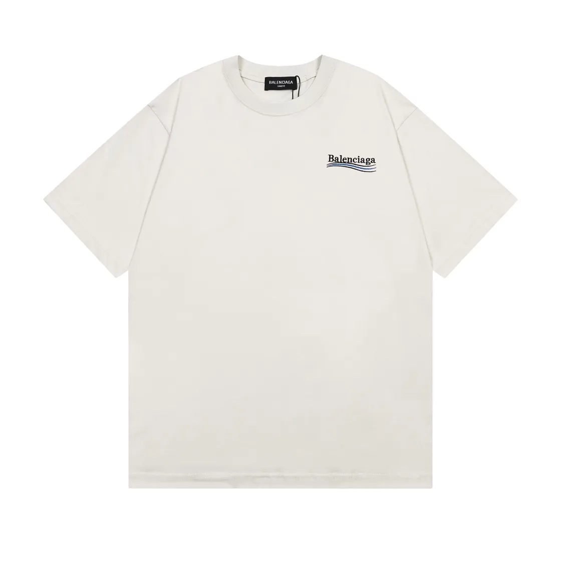 🅿️166 Detailed picture [Top version. Official website quality] BALENCI*GA/Paris#Classic.Coke embroidered short-sleeved T-shirt# The fabric is made of Paris ZP custom-woven and dyed cotton double yarn. Weighing 260 grams, the cloth surface is clean. The cloth pattern is clear, soft and comfortable. The threads are dyed with no color difference. The classic pattern embroidery uses an imported embroidery machine, and the embroidery thread color is embroidered according to the original color. It is produced according to the pictures in the special market. The letters are clear. The three-dimensional effect is strong. The version adopts the OS loose shoulder version. The same style for men and women. Coding: BL223028 Color: black. White. Dark gray. Brown. Light green. Purple. Off-white. Size: XS S M L