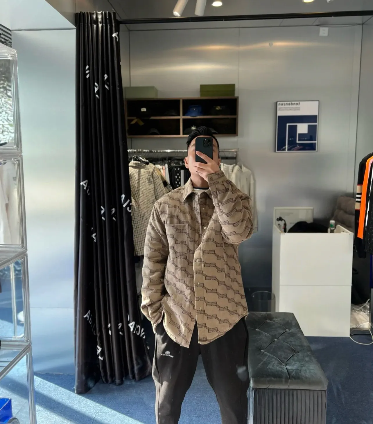 Balenciaga / Balenciaga Double B Lock Cotton Jacket Upper Body Consultationℹ️