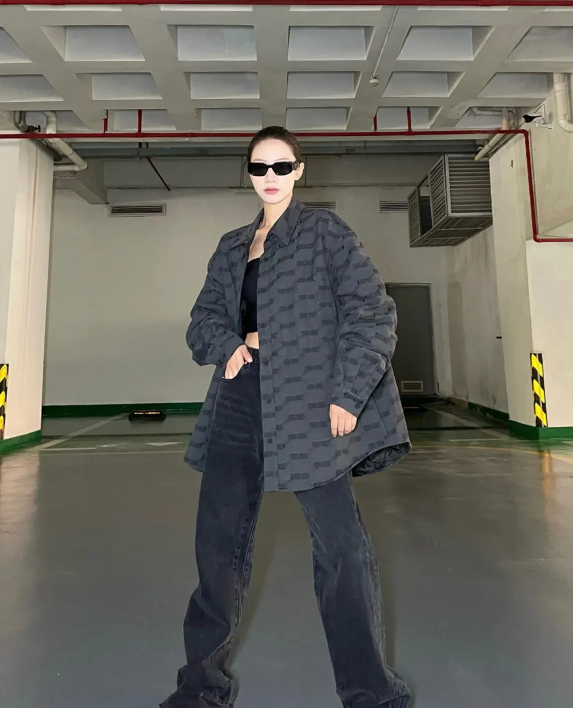 Balenciaga / Balenciaga Double B Lock Cotton Jacket Upper Body Consultationℹ️