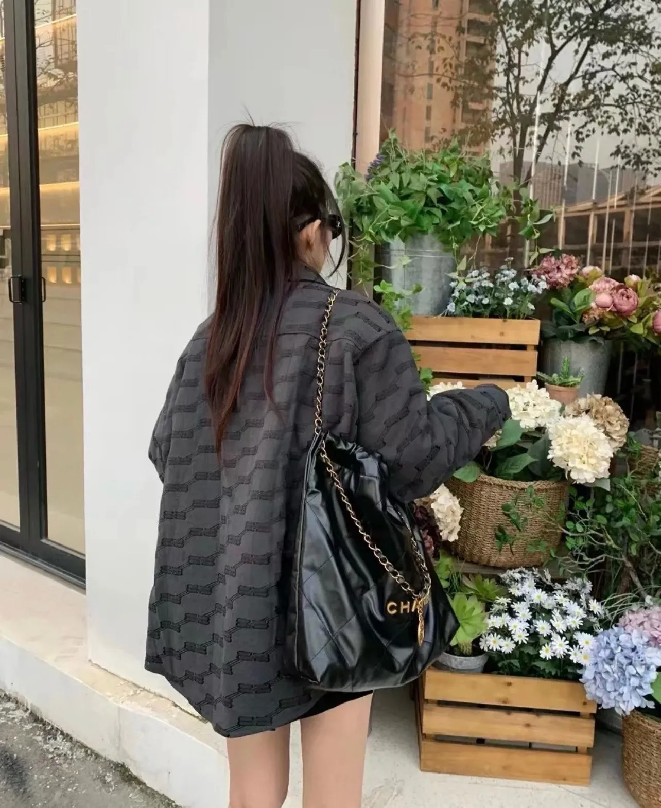 Balenciaga / Balenciaga Double B Lock Cotton Jacket Upper Body Consultationℹ️