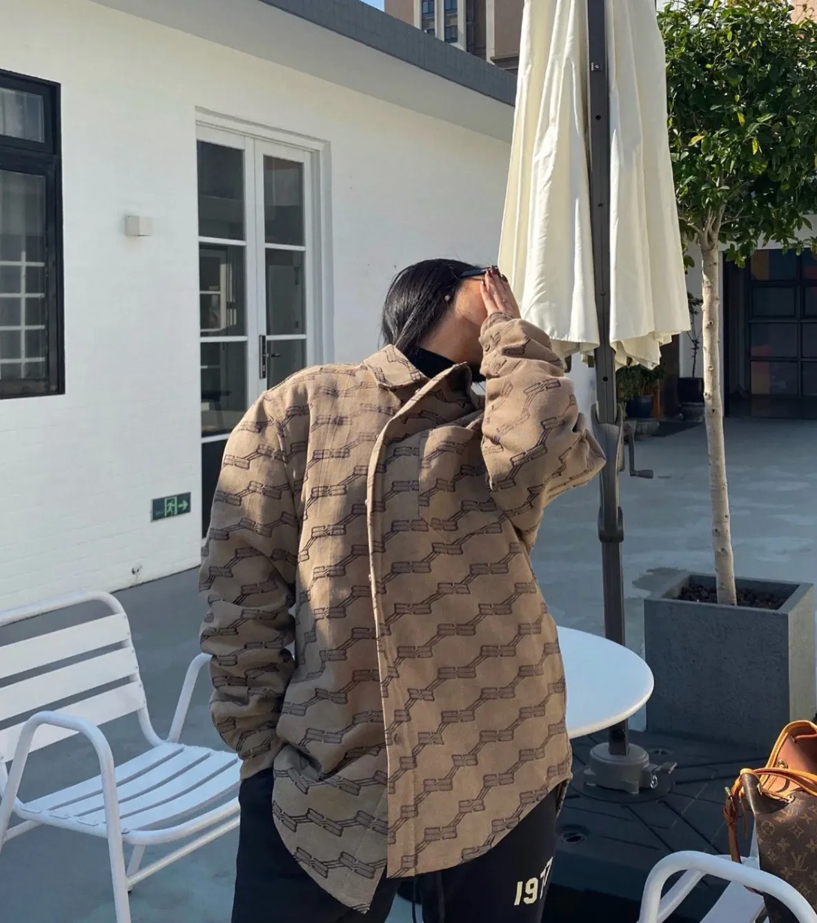 Balenciaga / Balenciaga Double B Lock Cotton Jacket Upper Body Consultationℹ️