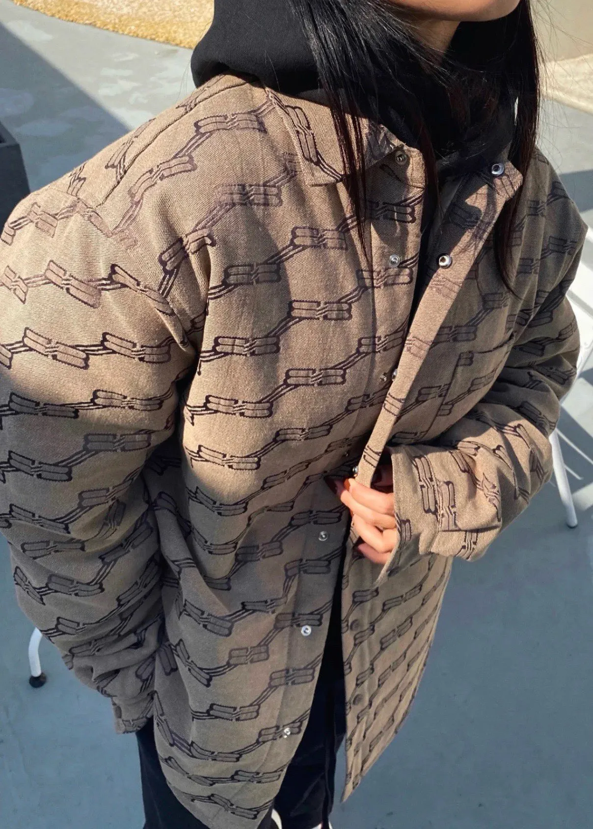 Balenciaga / Balenciaga Double B Lock Cotton Jacket Upper Body Consultationℹ️
