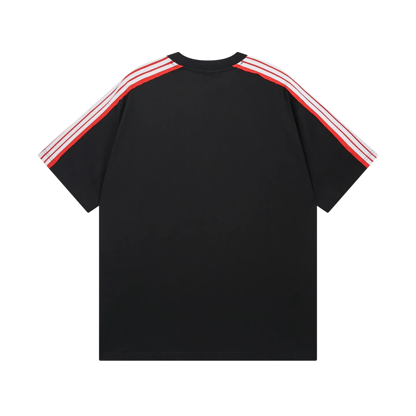 🅿️196 Detailed picture [Top version. Official website quality] BALENCI*GA/Paris SS25 latest model, raglan sleeves with color matching, drawstring, and classic LOGO short-sleeved T-shirt embroidered on the front left chest #Classic Fashion. Brick cabinets are synchronized and developed at the first time. The fabric is made of Paris ZP custom-woven and dyed cotton double yarn. Weighing 260 grams, the cloth surface is clean. The cloth pattern is clear, soft and comfortable. The threads are dyed with no color difference. The classic pattern embroidery is embroidered using an imported Tajima embroidery machine. The letters are clear, three-dimensional and without burrs. Jubie market produces pictures based on pictures. Welcome to compare. The version adopts OS loose shoulder design. Same style for men and women. Code: BL253685 Color: black, white Size: XS S M L