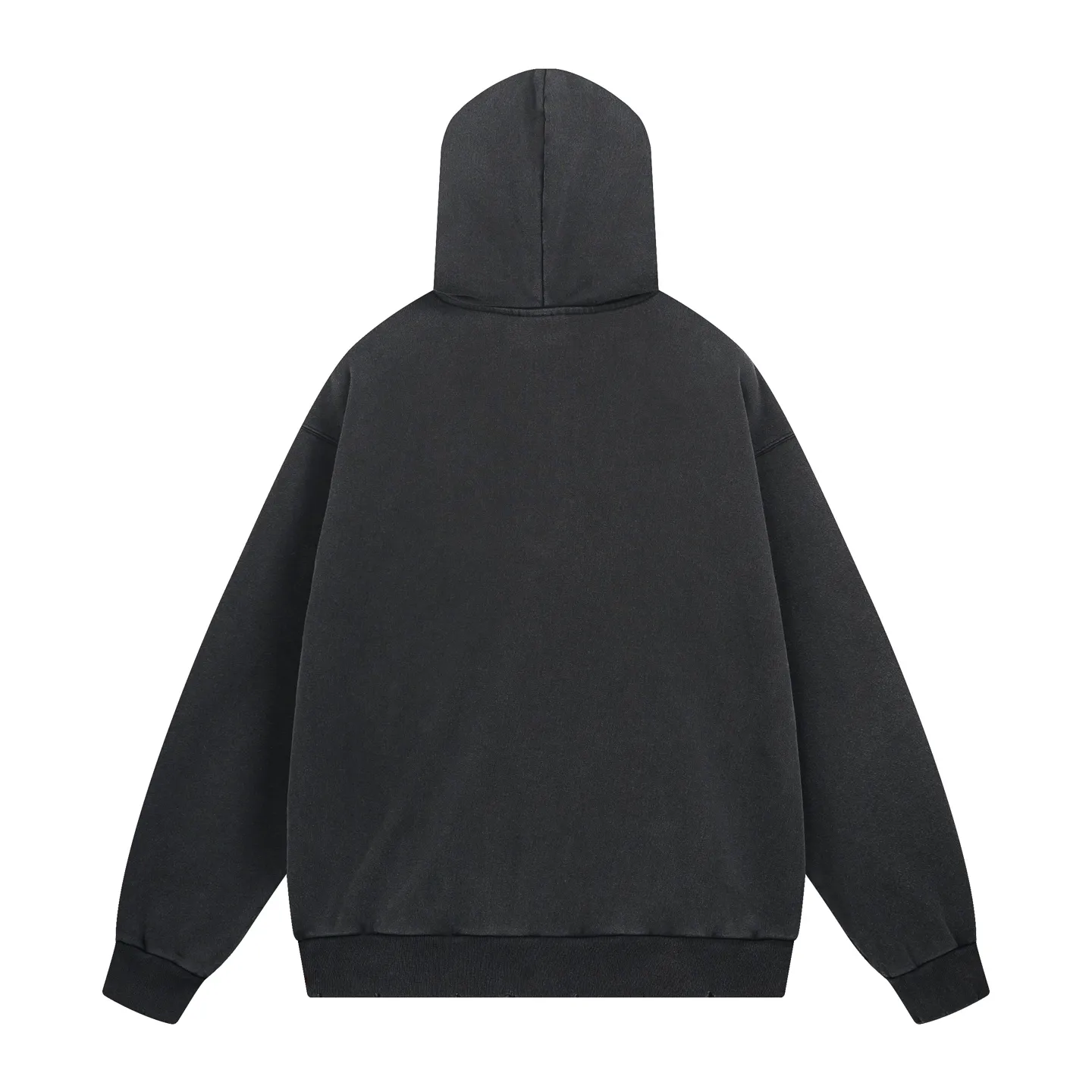 🅿️370 - BALENCI*GA Paris' latest hooded long-sleeved sweatshirt with chest patch with letter LOGO. The classic letter LOGO on the front is patched and embroidered with an imported Tajima embroidery machine. The master manually positions and hand-grinds the fixed points. The ready-made garments are washed, aged and worn. Overweight craftsmanship. The effect is three-dimensional. Exclusively pattern-woven and dyed 460g fabric. Threads are dyed in the same vat with zero color difference. Brick cabinet synchronization. Welcome to compare. Same style for men and women. -Color: washed black -SIZE: Xs S M L style number 8960#