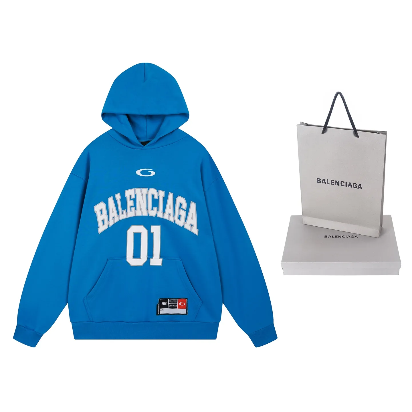 🅿️350 Actual pictures [Top version. Official website quality] BALENCI*GA/Paris.SS25 latest basketball uniform embroidered printed hooded long-sleeved sweatshirt. The front embroidery is embroidered and printed using a Tajima computer embroidery machine, the lower left corner is stamped, and the back piece is printed. The brick cabinets are synchronized. The authentic product is developed at the first time. The fabric is made of Paris ZP custom-woven and dyed cotton sweatshirt. Weighing 460 grams, the cloth surface is clean. The cloth pattern is clear, soft and comfortable. The threads are dyed with no color difference. The printing uses environmentally friendly imported materials, the letters are clear and the effect is three-dimensional. The version adopts OS loose shoulder design. Same style for men and women. Code: BL258959 Color: Black Purple Blue Green Size: XS S M L