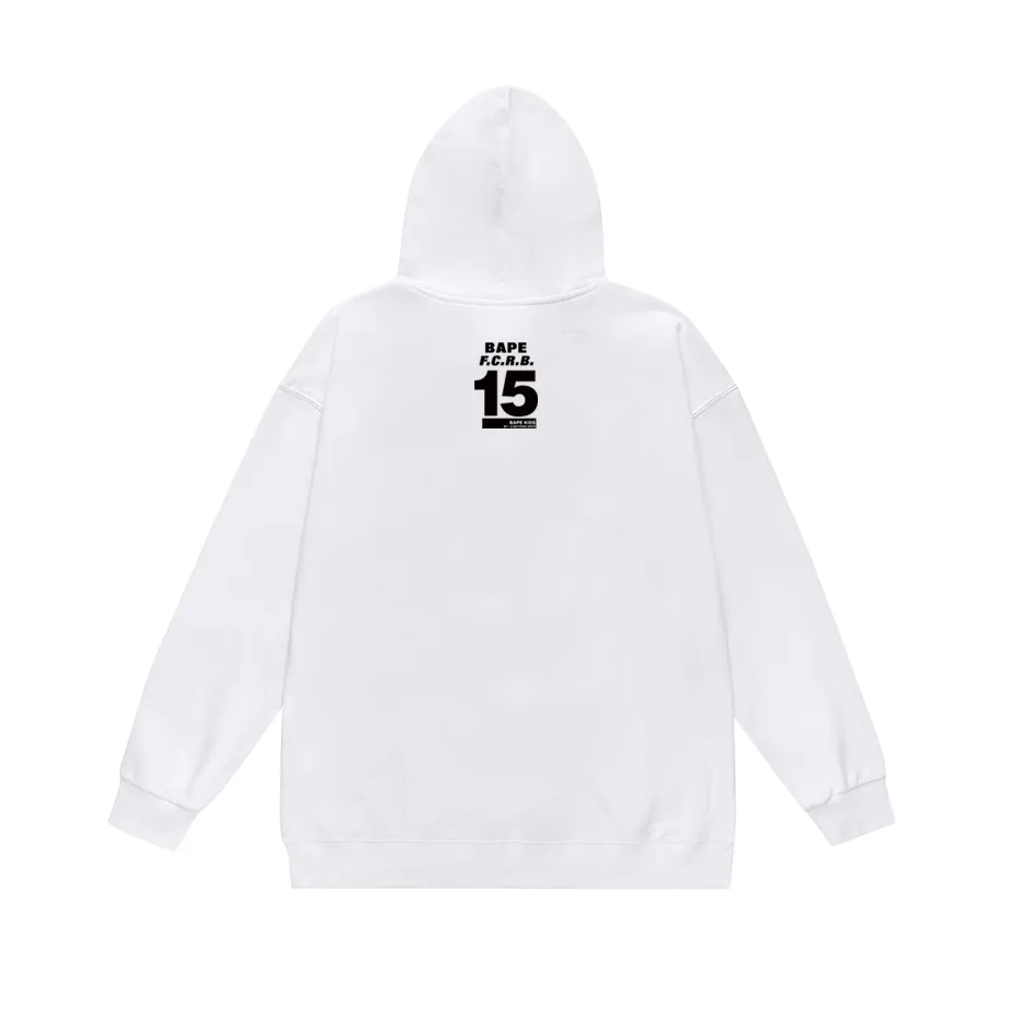 P190 model number SC609# terry 85 plus velvet 95 (top version) BAPE ape head letter printed hooded sweatshirt Made of 380g large terry (drop shoulder large version) fabric, soft and non-pilling, imported environmentally friendly printing glue, bright and three-dimensional pattern, quality 💥Same style for men and women, the upper body is fashionable Color: black white gray Size: S M L XL XXL