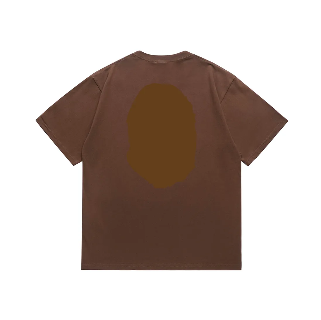 SC175#p110💰 (Top version) BAPE classic front and back great ape head printed short-sleeved T-shirt Made of 260 grams of high-quality high-weave pure cotton fabric, double yarn combed, soft texture without pilling, imported environmentally friendly printing glue, bright and three-dimensional pattern, quality 💥unisex style, the upper body is trendy Color: black, white, apricot, green, red, purple, pink, dark gray, coffee, fluorescent green, floral gray, grass green, raspberry Burgundy Lake Blue Sky Blue Khaki Navy Blue Klein Blue Dragon Fruit Color Size: S M L XL XXL