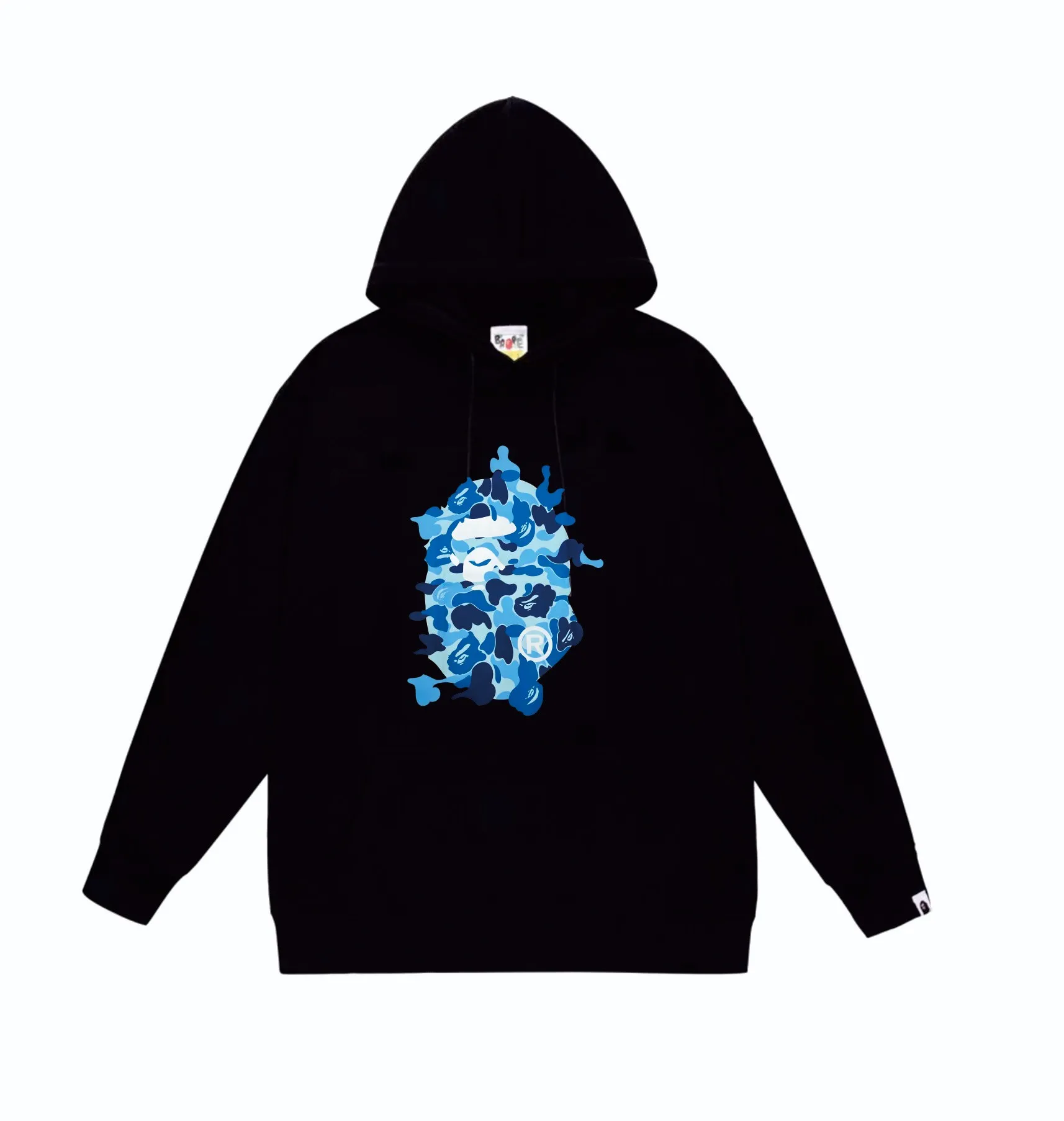 P160 model number SC846# terry 80 plus velvet 90 (top version) BAPE ABC CAMO REBUILD BIG APE HEAD TEE restructured ape-man big head print hooded sweatshirt. Made of 380 grams of large terry (drop shoulder large version) fabric. The texture is soft and does not pill. Imported environmentally friendly printing glue. The pattern is bright and three-dimensional. Quality💥Same style for men and women. The upper body is trendy. Color: black green, white green, gray green, black blue White blue Gray blue Black pink White pink Gray pink Size: S M L XL XXL