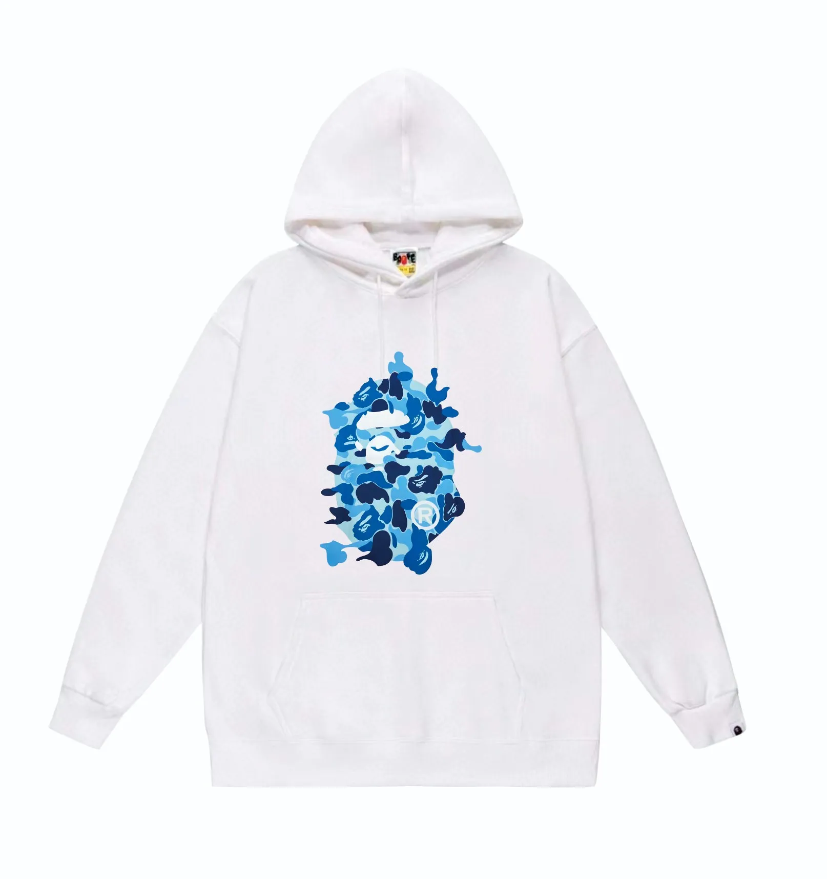P160 model number SC846# terry 80 plus velvet 90 (top version) BAPE ABC CAMO REBUILD BIG APE HEAD TEE restructured ape-man big head print hooded sweatshirt. Made of 380 grams of large terry (drop shoulder large version) fabric. The texture is soft and does not pill. Imported environmentally friendly printing glue. The pattern is bright and three-dimensional. Quality💥Same style for men and women. The upper body is trendy. Color: black green, white green, gray green, black blue White blue Gray blue Black pink White pink Gray pink Size: S M L XL XXL