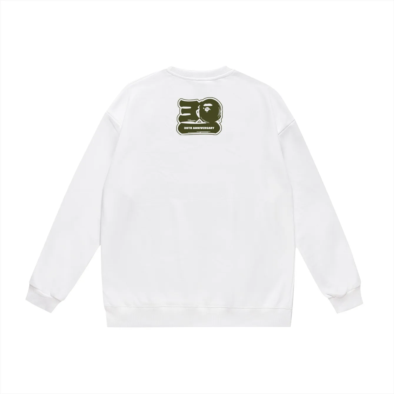 P160 model number SC473# terry 80 plus velvet 90 (top version) BAPE Monkey Head 30th Anniversary Limited Edition Camouflage Round Neck Sweater Made of 380g large terry (drop shoulder large version) fabric, soft and non-pilling texture, imported environmentally friendly printing glue, bright and three-dimensional pattern, quality 💥Same style for men and women. The upper body is trendy. Colors: black green, white green, gray green, black red, white red, gray red, black blue, white blue Gray blue Size: S M L XL XXL