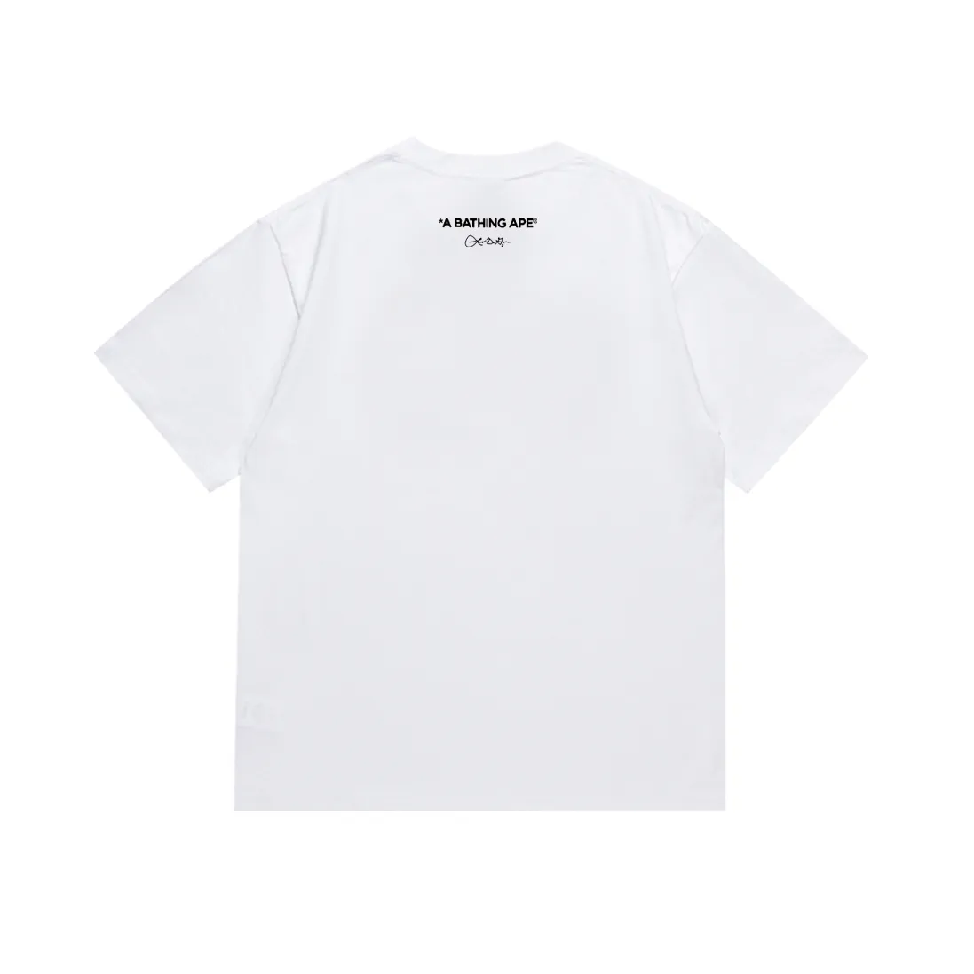P110 SC008# (top version) BAPE ape head letter printed short-sleeved T-shirt Japanese trendy brand for men. Made of 260 grams of high-quality high-woven pure cotton fabric. Double yarn combed. The texture is soft and non-pilling. Imported environmentally friendly printing glue. The pattern is bright and three-dimensional. Quality 💥Same style for men and women. The upper body is trendy. Color: black and white. Size: S M L XL XXL