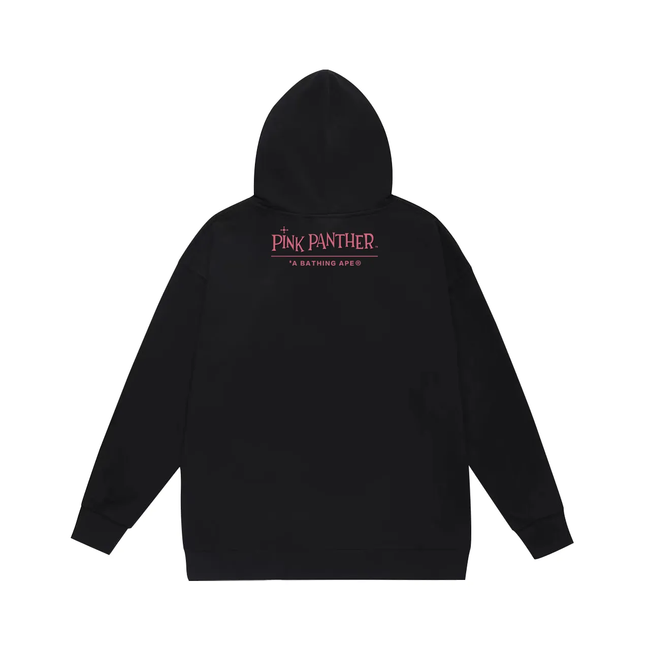 P160 model number SC781# terry 80 plus velvet 90 (top version) BAPE KIDS co-branded pink panther ape head print hooded sweatshirt. Made of 380 grams of large terry (drop shoulder large version) fabric. The texture is soft and non-pilling. Imported environmentally friendly printing glue. The pattern is bright and three-dimensional. Quality💥Same style for men and women. The upper body is trendy. Color: black white gray Size: S M L XL XXL