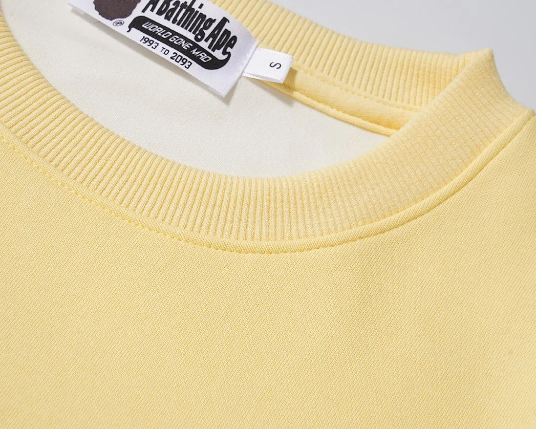 P150 model number: SC-20000# BAPE classic embroidered ape badge color: white black pink bright red apricot olive green yellow sky blue light green purple dark gray dark blue burgundy Klein blue dark green 1.0 white gray 1.5 flower gray coffee color khaki dragon fruit color Size: S M L XL XXL Weight: 330 grams of Chinese cotton composite milk silk