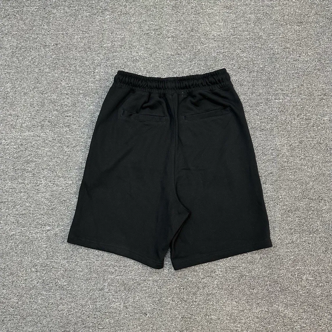 💰200 BAPE BLACK embroidered pattern elastic waist drawstring design 440g pure cotton custom fabric, same style for men and women: M-XXL [apricot black dark gray]
