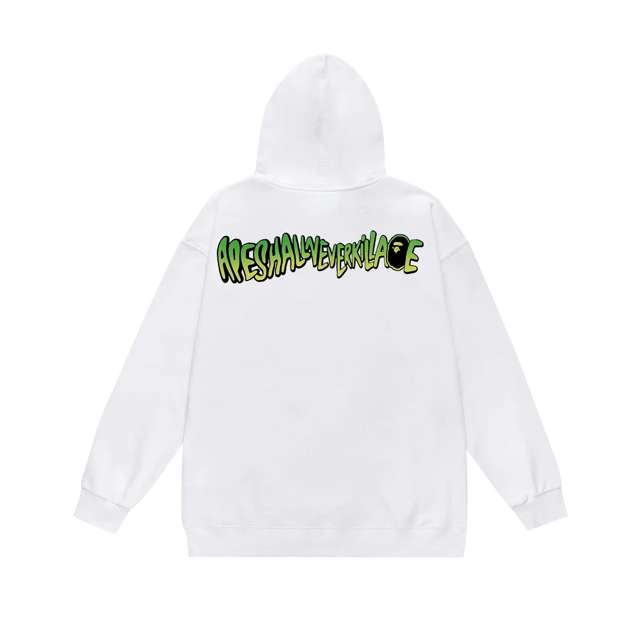 Model No. SC703# terry p160 plus velvet p180💰 (top version) BAPE camouflage car graffiti ape head letter printed hooded sweatshirt. Made of 380g large terry 430g silver fox velvet (drop shoulder large version) fabric. The texture is soft and non-pilling. Imported environmentally friendly printing glue. The pattern is bright and three-dimensional. Quality💥Same style for men and women. The upper body is trendy. Color: black white gray Size: S M L XL XXL