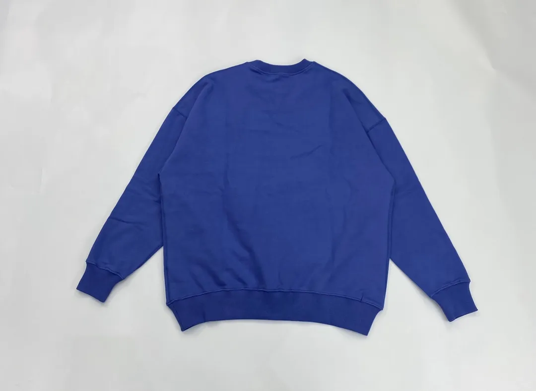 💰250 BAPE Letter Bee Contrast Print Customized Fabric 380g Pure Cotton Round Neck Sweatshirt Couple Style: S—XXL [Black Gray]