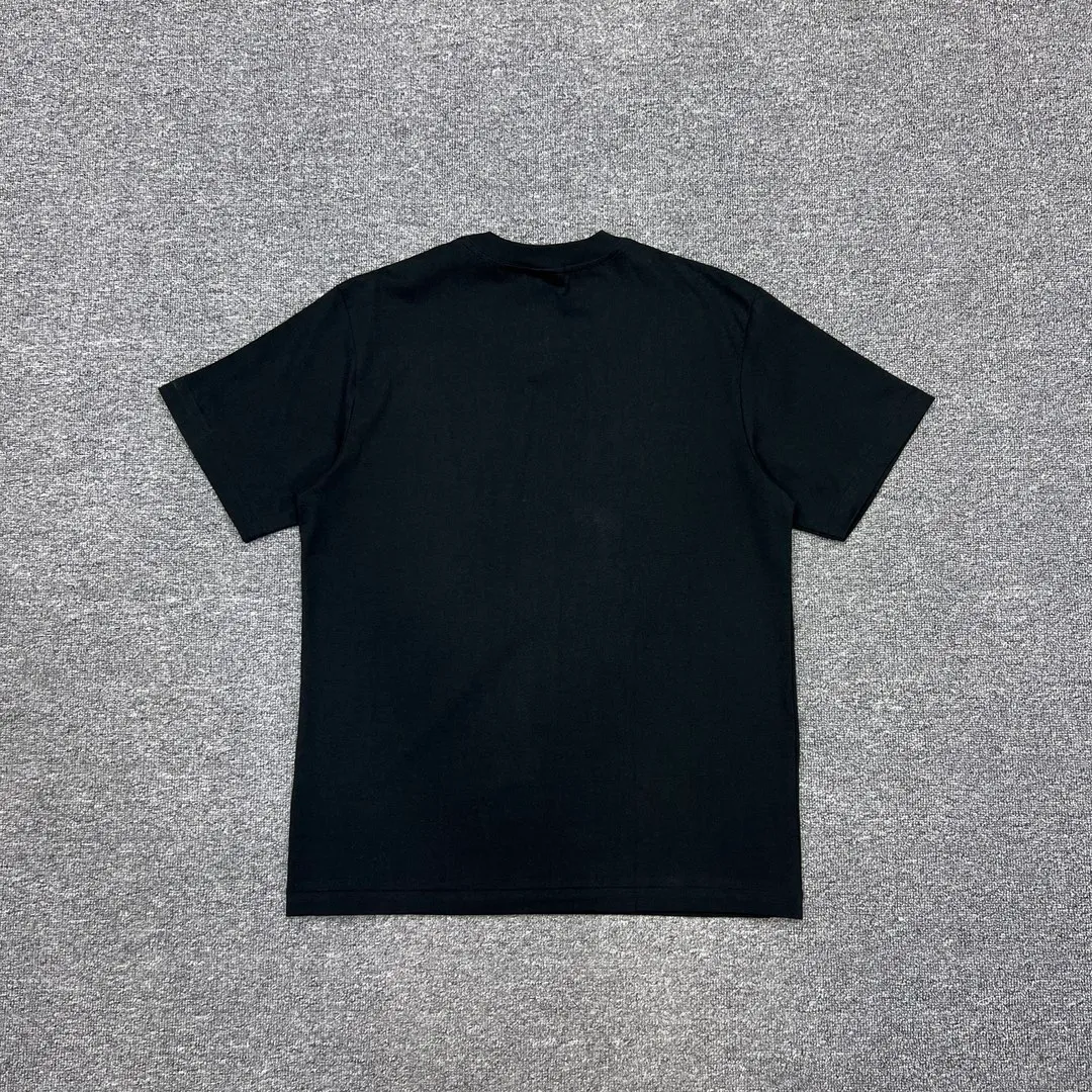 💰140 BAPE MAD APE HEAD TEE Crazy angry ape head print 270g weight linen cotton fabric ZP version Couple style: S—XXL [Black]