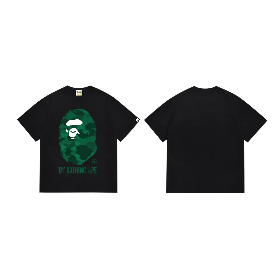 SC198#p110💰 (top version) BAPE camouflage great ape head classic letter printed T-shirt Made of 260 grams of high-quality high-weave pure cotton fabric, double yarn combed, soft texture and no pilling Imported environmentally friendly printing glue, bright and three-dimensional pattern, quality 💥Same style for men and women, the upper body is fashionable Color: black white Size: S M L XL XXL