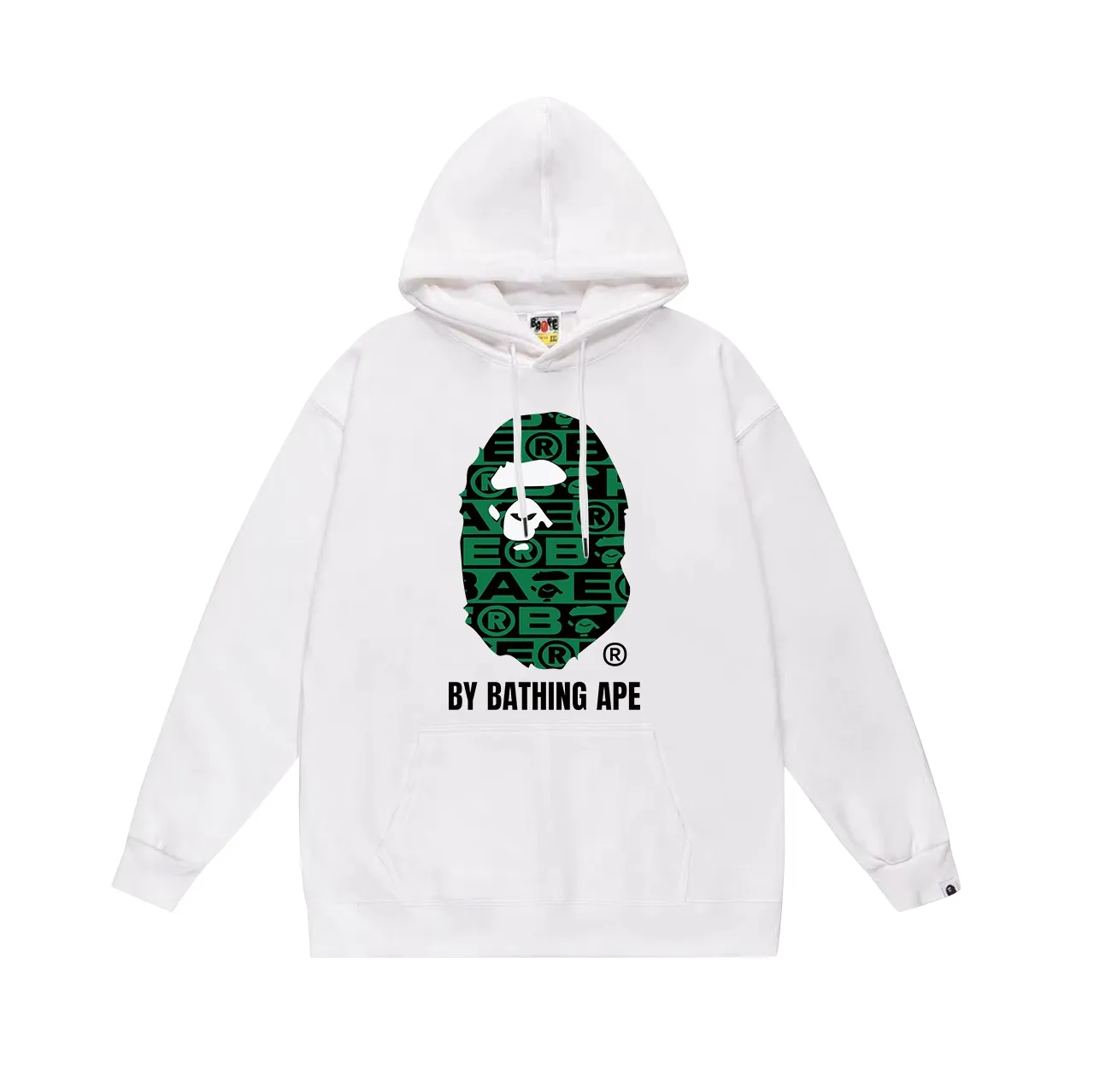 Model No. SC720# Terry p160 plus velvet 180💰 (top version) BAPE camouflage ape head letter printed hooded sweatshirt Made of 380g large terry (drop shoulder large version) fabric, soft texture and no pilling Imported environmentally friendly printing glue The pattern is bright and three-dimensional Quality💥Same style for men and women The upper body is trendy Color: black white gray Size: S M L XL XXL