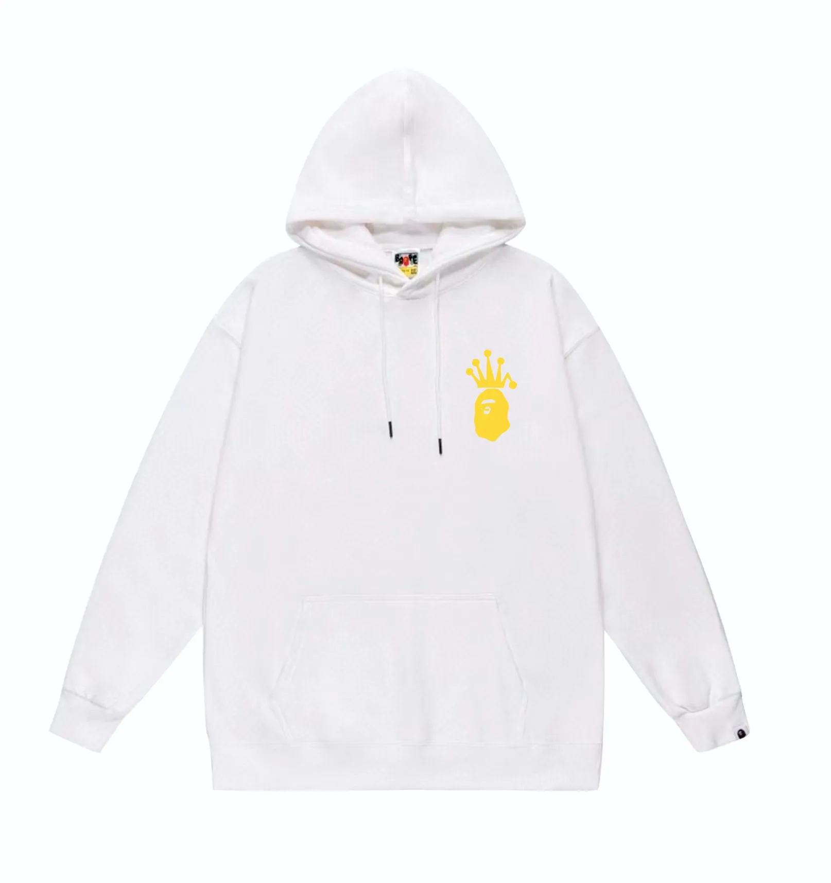 P160 model number SC808# terry 80 plus velvet 90 (top version) BAPE×STUSSY co-branded Stussy letter printed hooded sweatshirt. Made of 380g large terry (drop shoulder large version) fabric, soft texture and no pilling. Imported environmentally friendly printing glue. Bright and three-dimensional pattern. Quality💥Same style for men and women. The upper body is trendy. Color: black and white, white and black, gray and black, black and yellow, white and yellow, gray and yellow, black and red, white and red. Gray red Size: S M L XL XXL