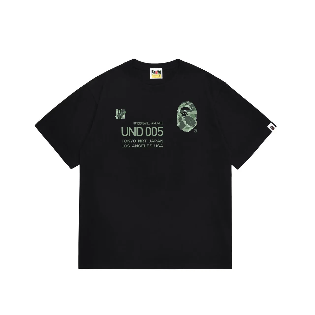 SC1028#p110💰 (top version) BAPE uses 260 grams of high-quality high-weave pure cotton fabric, double yarn combed, soft and non-pilling texture, imported environmentally friendly printing glue, bright and three-dimensional pattern, quality 💥Same style for men and women, the upper body is fashionable Color: black white Size: S M L XL XXL