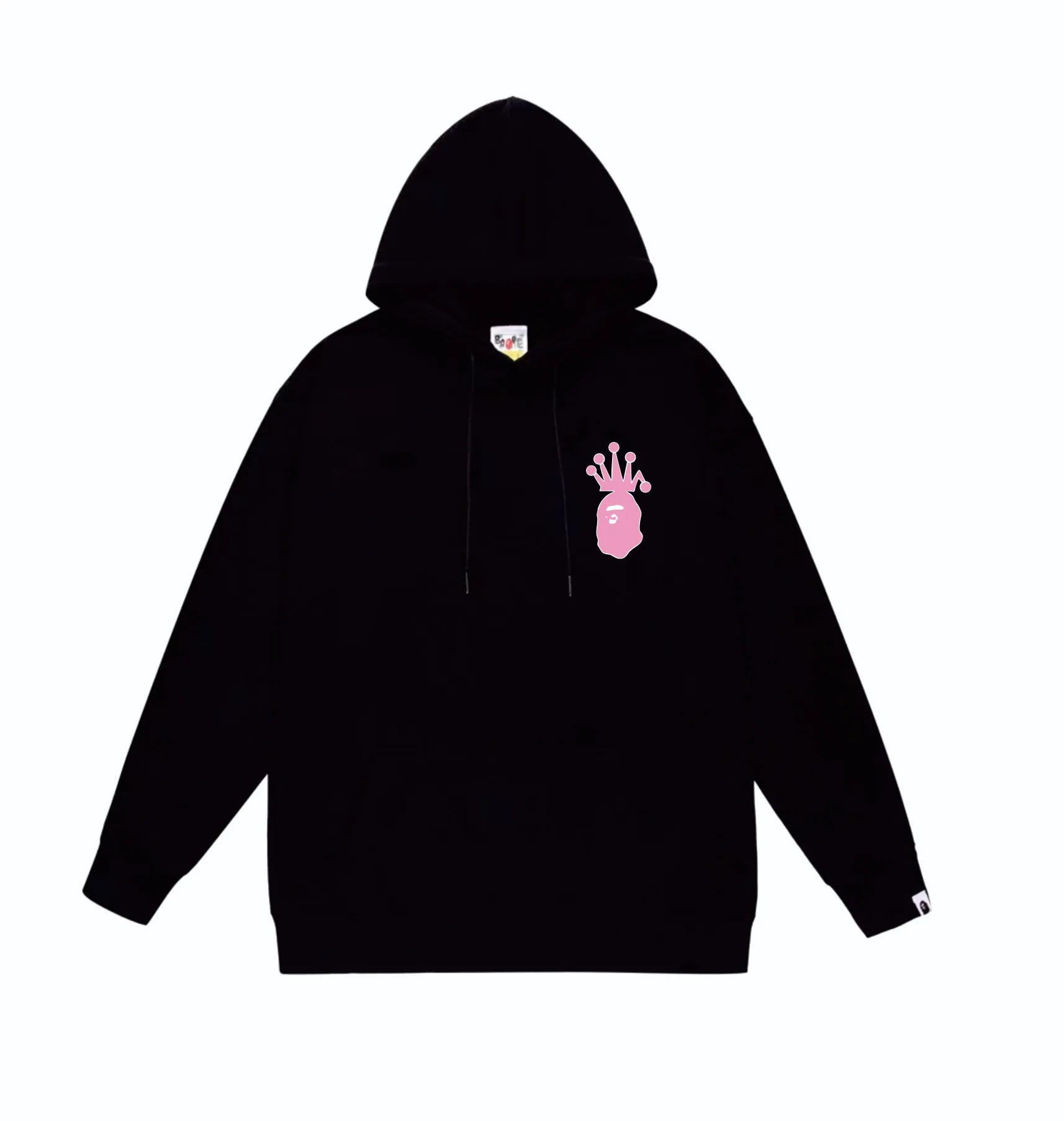 P160 model number SC809# terry 80 plus velvet 90 (top version) BAPE×STUSSY co-branded Stussy letter printed hooded sweatshirt Made of 380g large terry (drop shoulder large version) fabric, soft texture and no pilling Imported environmentally friendly printing glue The pattern is bright and three-dimensional Quality 💥Same style for men and women The upper body is trendy Color: black white gray Size: S M L XL XXL