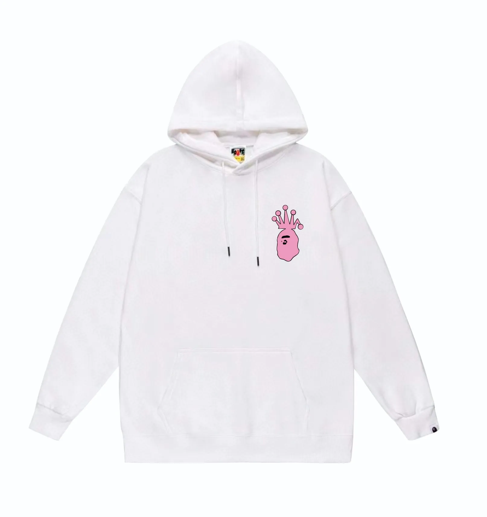 P160 model number SC809# terry 80 plus velvet 90 (top version) BAPE×STUSSY co-branded Stussy letter printed hooded sweatshirt Made of 380g large terry (drop shoulder large version) fabric, soft texture and no pilling Imported environmentally friendly printing glue The pattern is bright and three-dimensional Quality 💥Same style for men and women The upper body is trendy Color: black white gray Size: S M L XL XXL